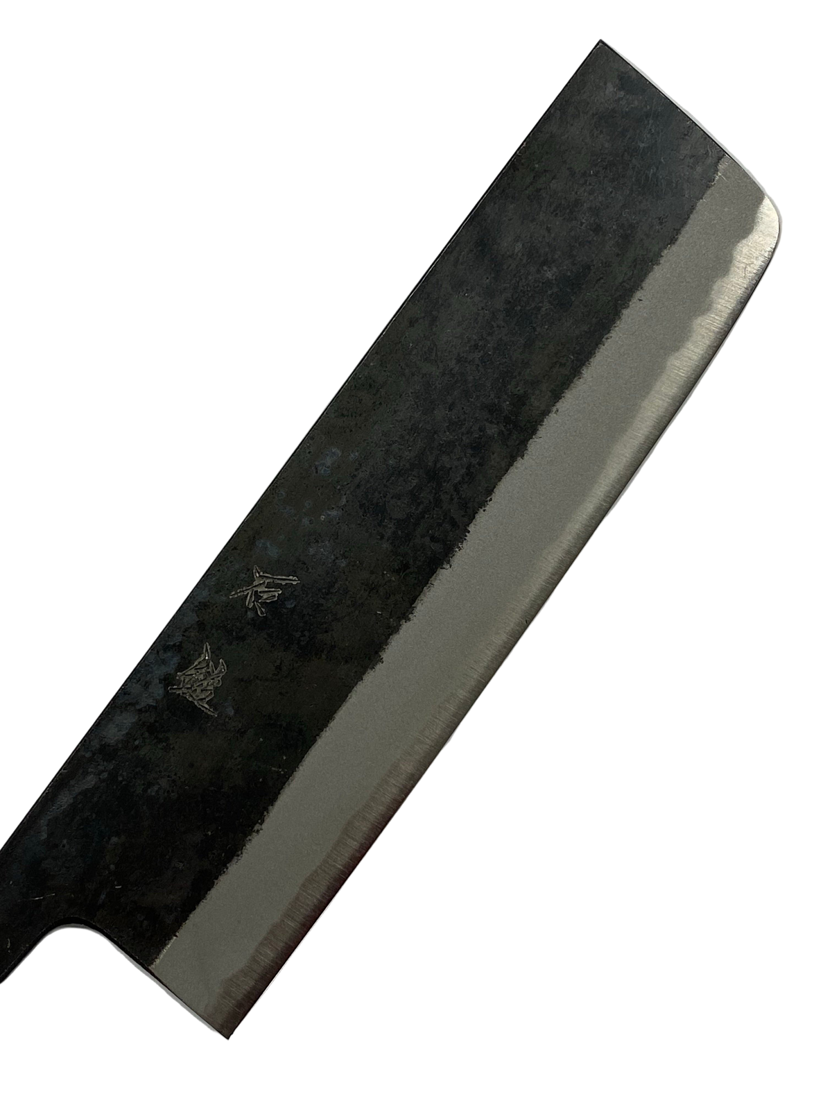 Lama per coltello Nakiri 180 Blue 2 forgiata a mano giapponese