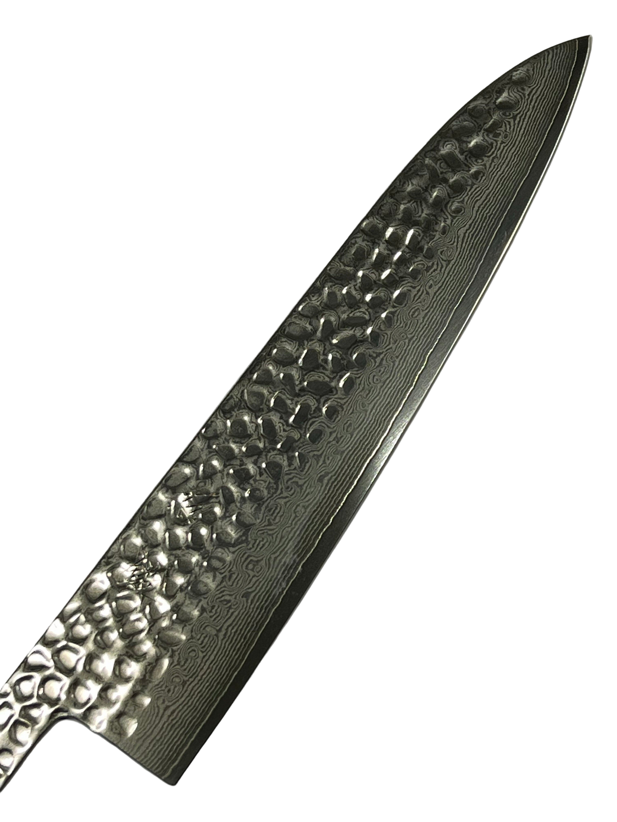 Lama per coltello giapponese forgiata a mano Gyuto 210 VG10 Damasco