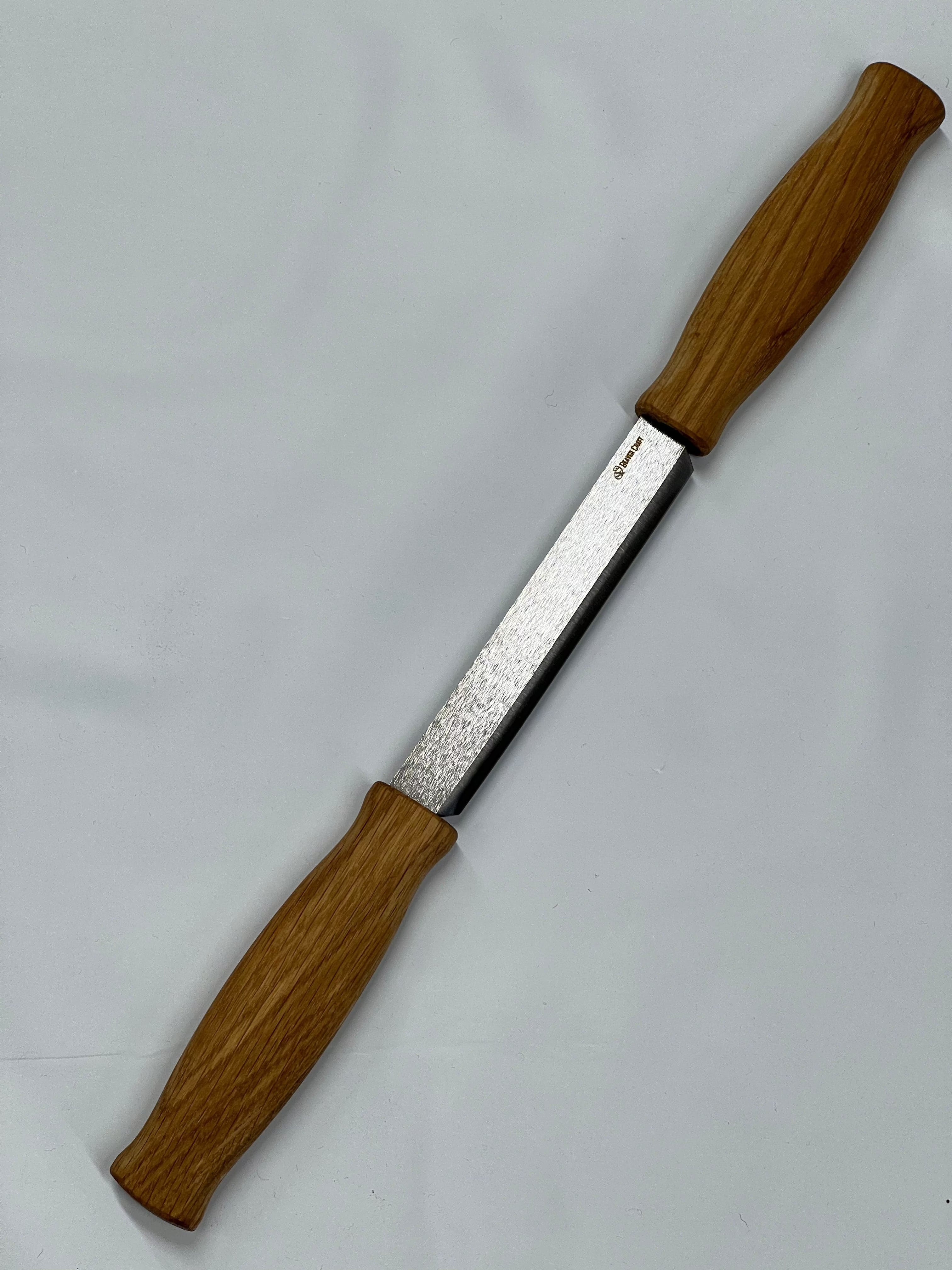 Coltello da intaglio 120mm incl. fodero in cuoio (DK1S)