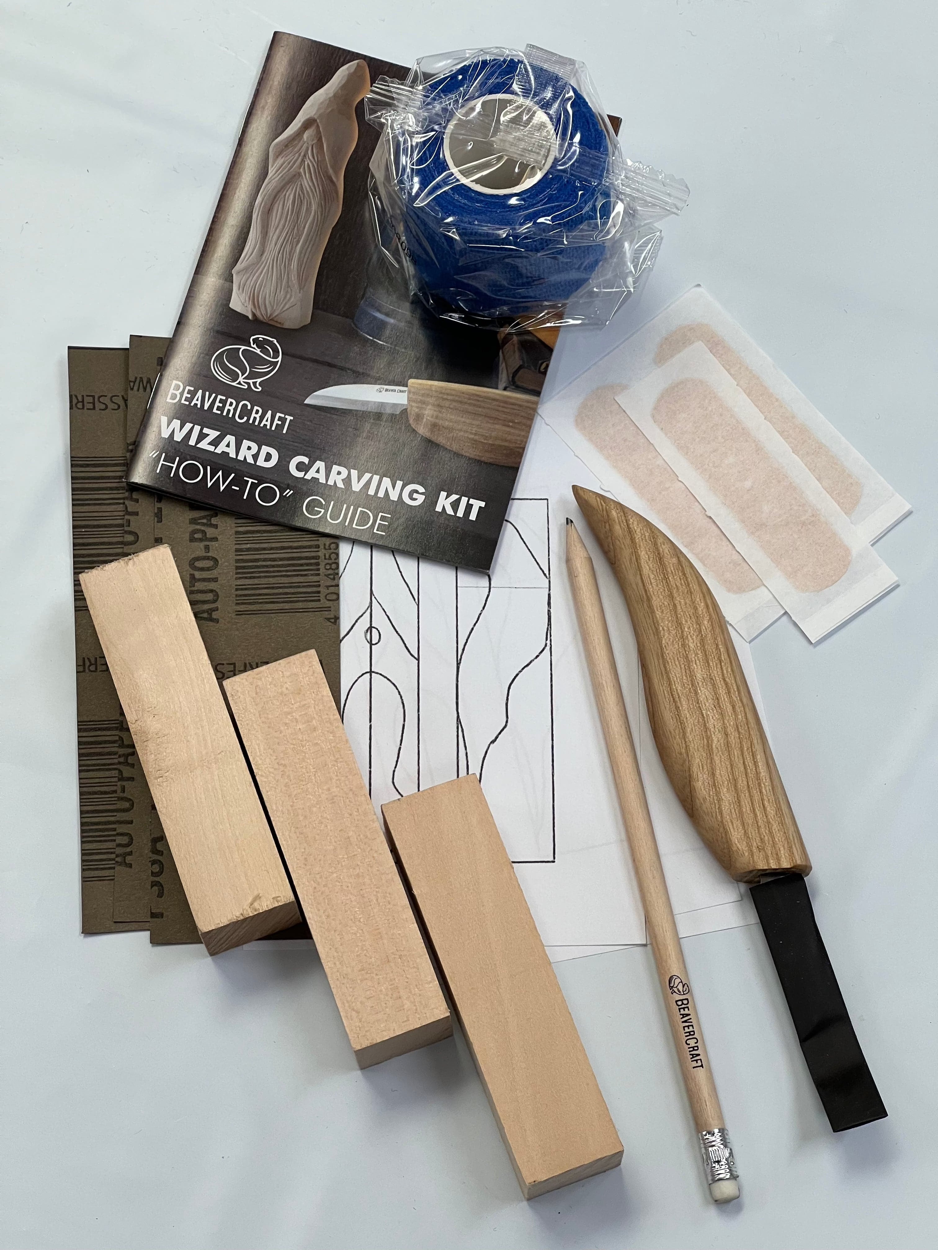 Set per intaglio del legno DIY03 Stregone