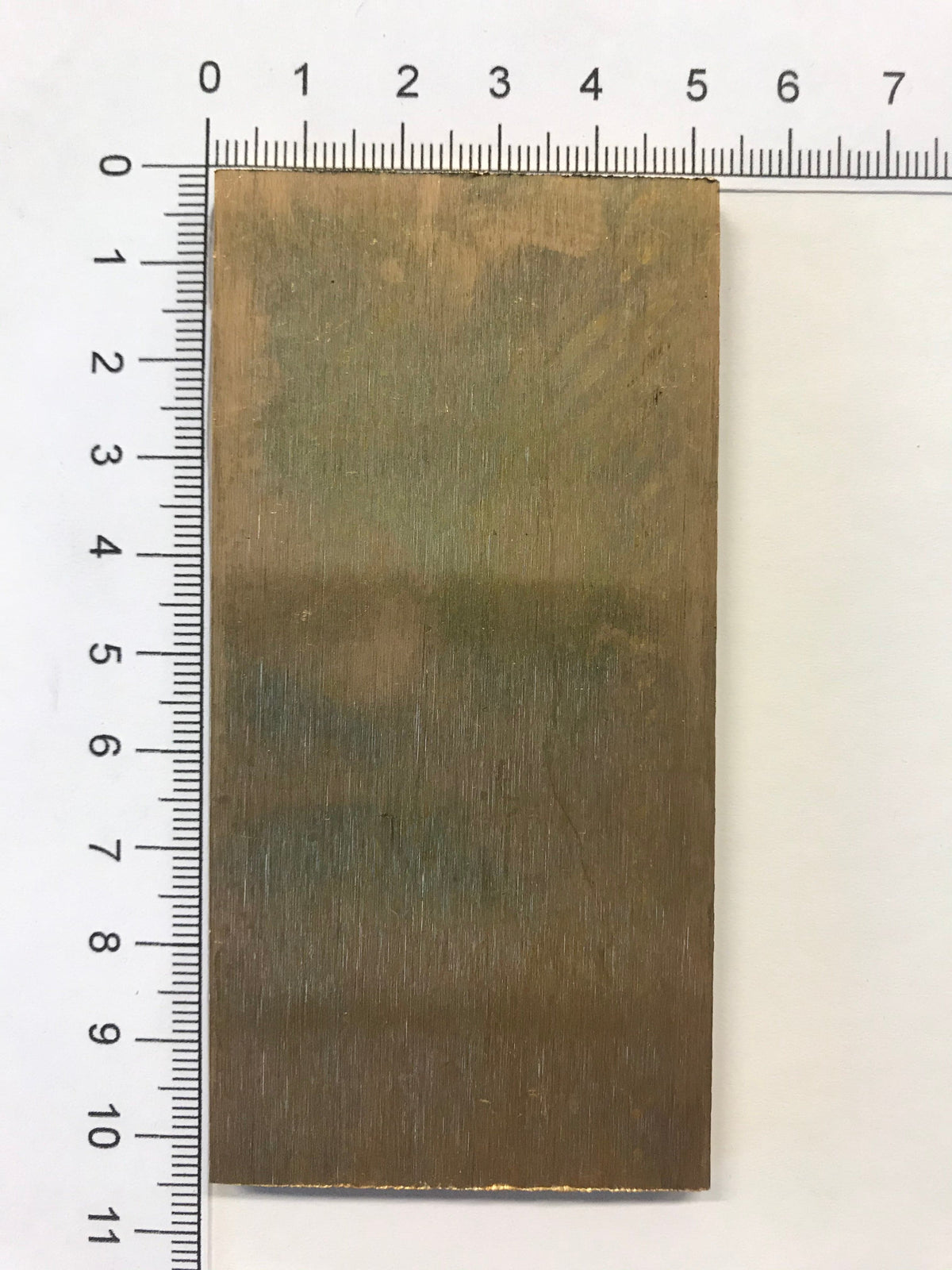Piastra in bronzo