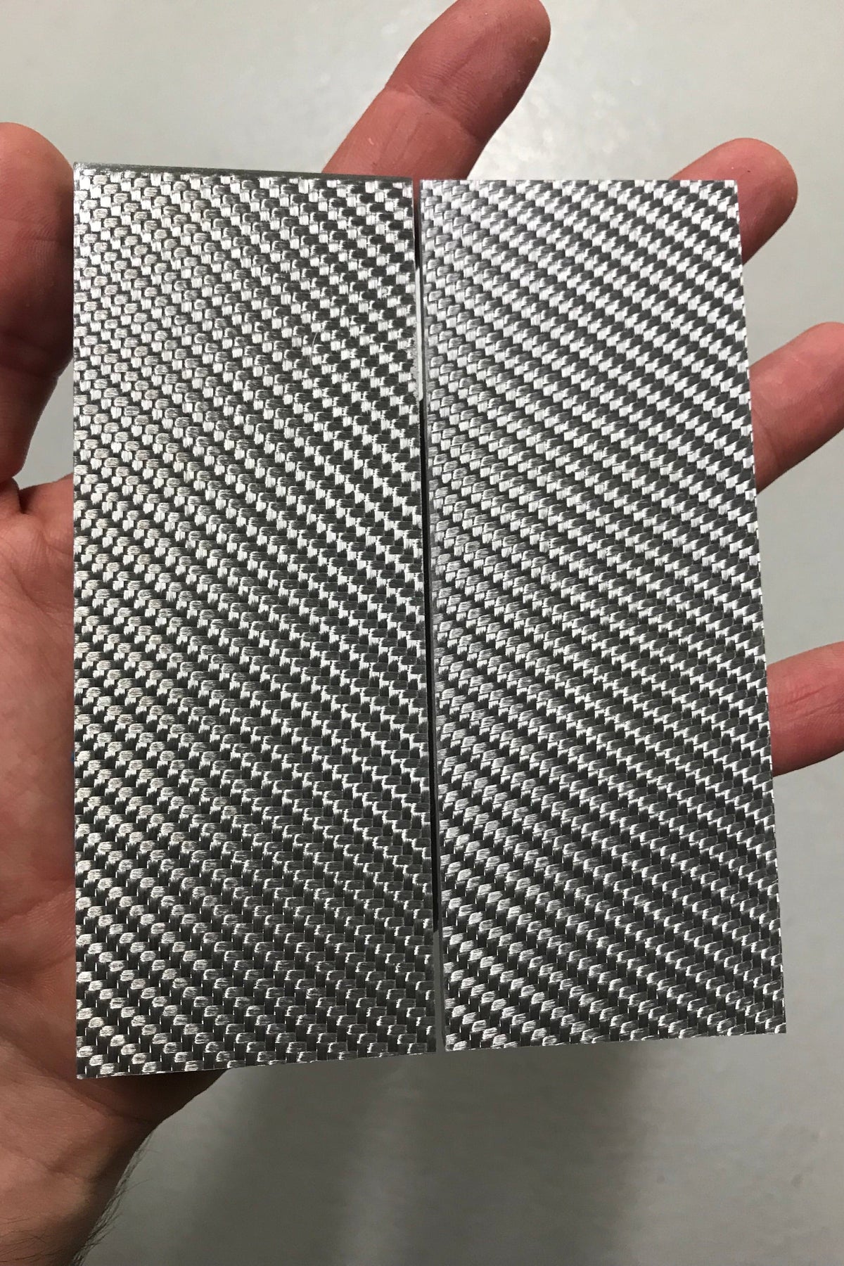 Piastra in twill d'argento