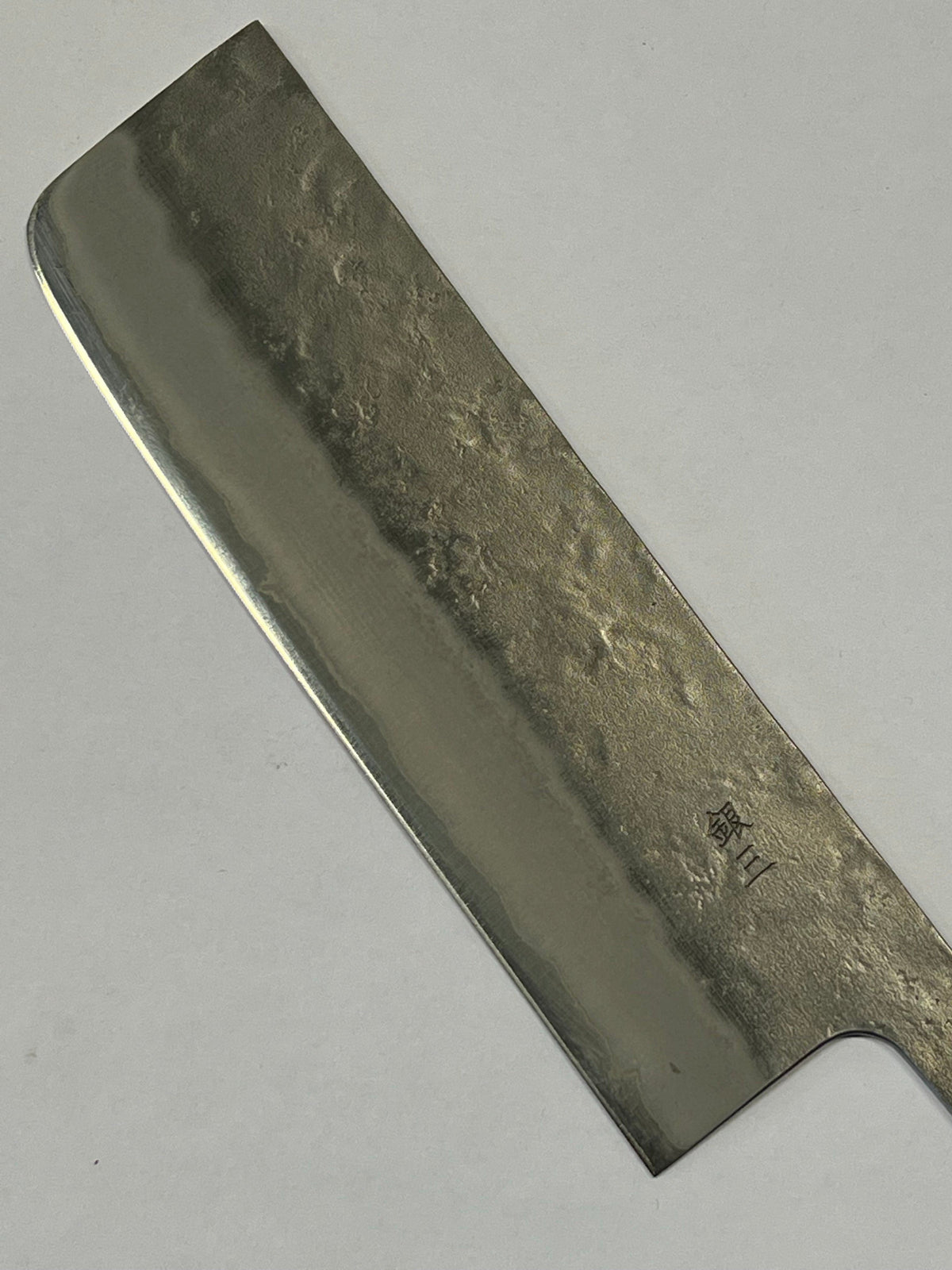 Lama per coltello Nakiri 165 Silver3 forgiata a mano in Giappone