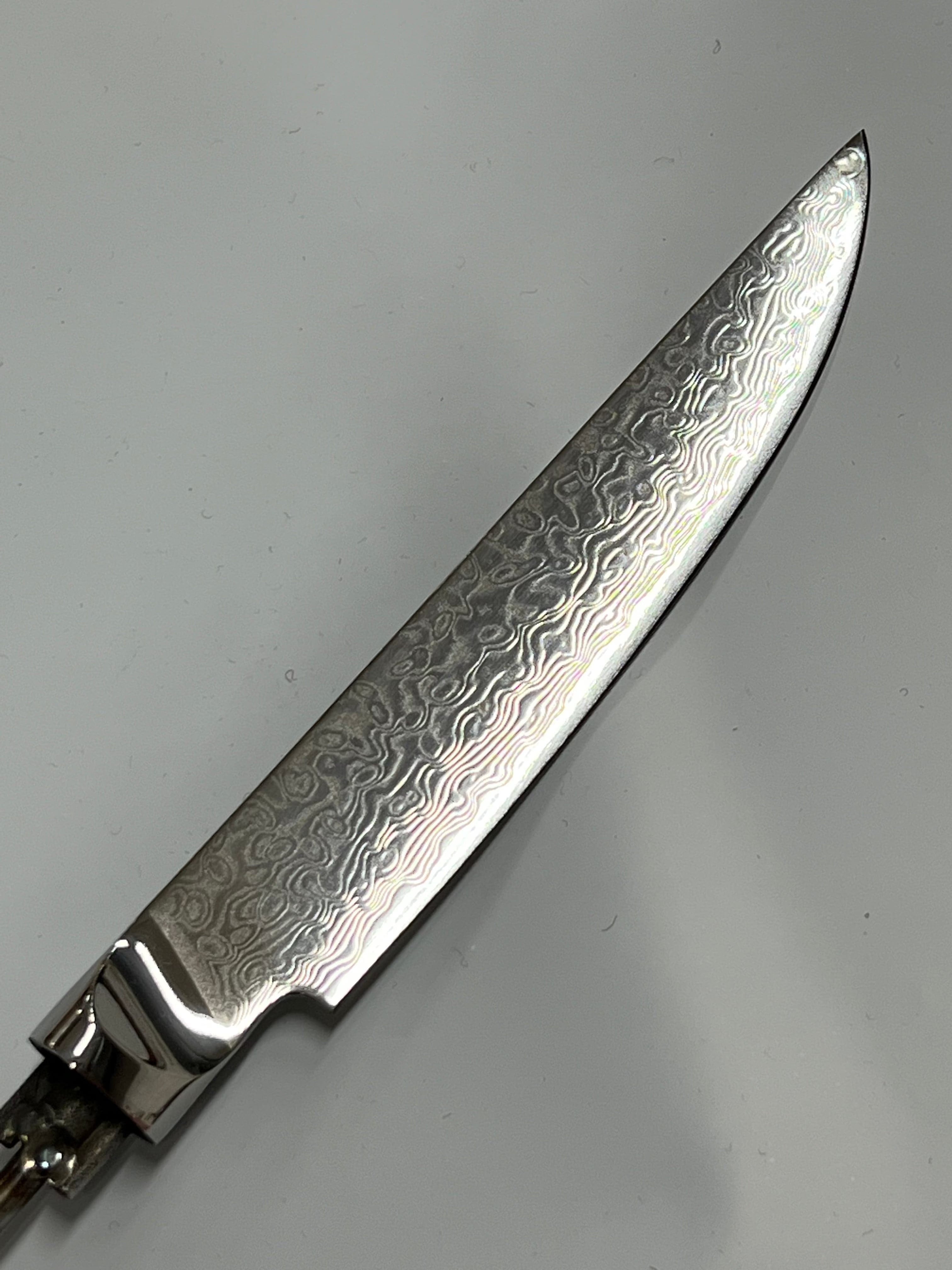Lama per coltello da bistecca 5" (141 mm) - Coltello da chef in damasco VG10