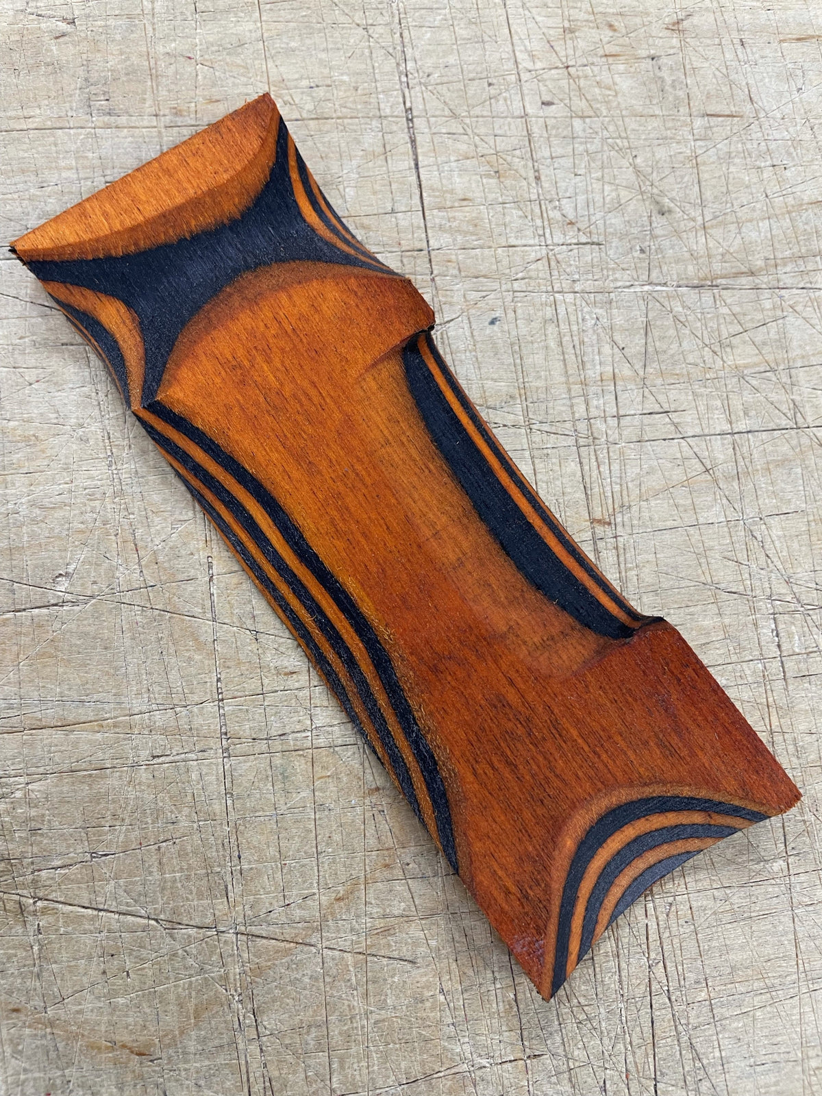 Lawood Plate - Ceppo laminato e colorato per manici