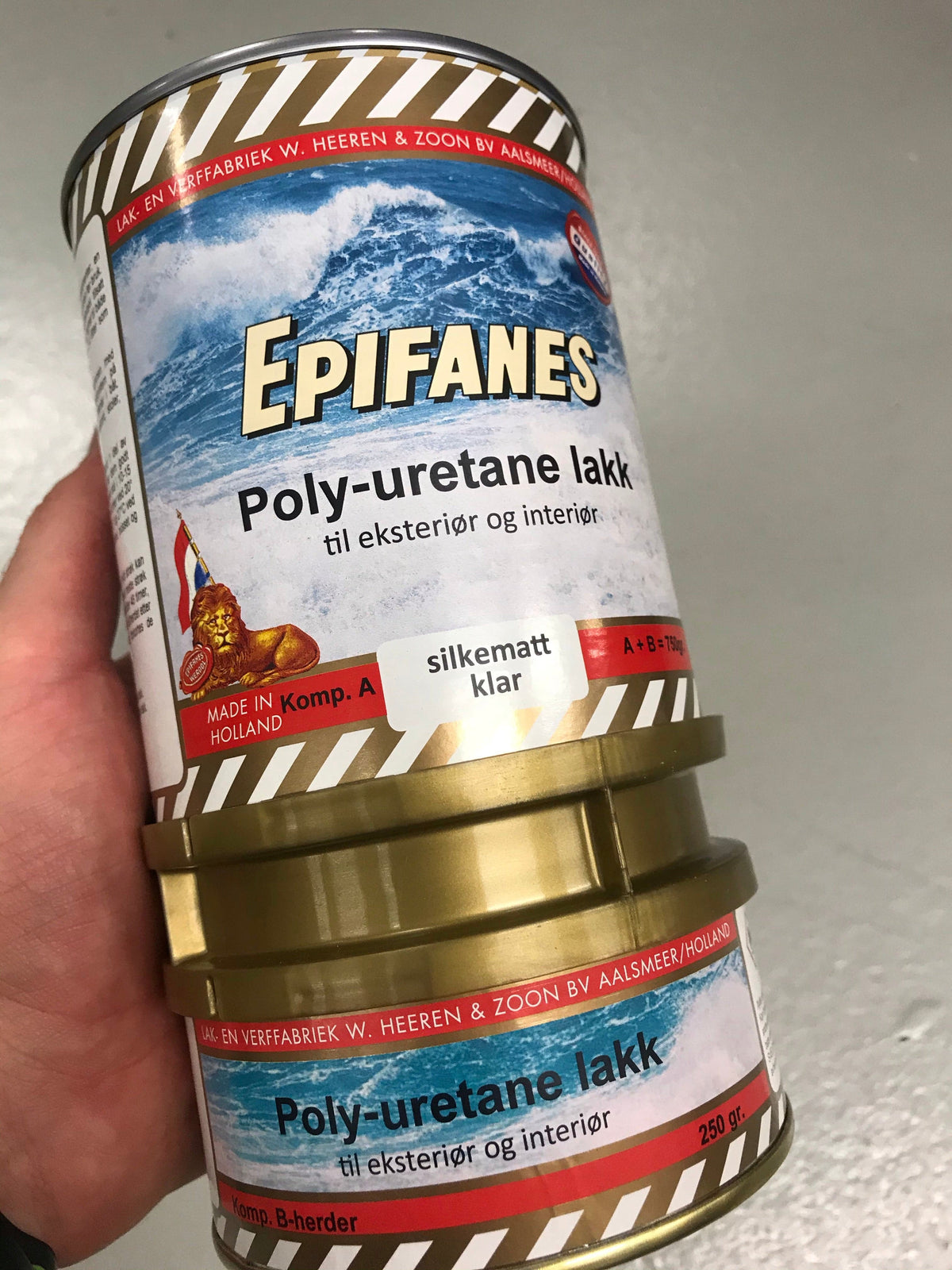 Vernice Poliuretanica Trasparente Epifanes 750 gr
