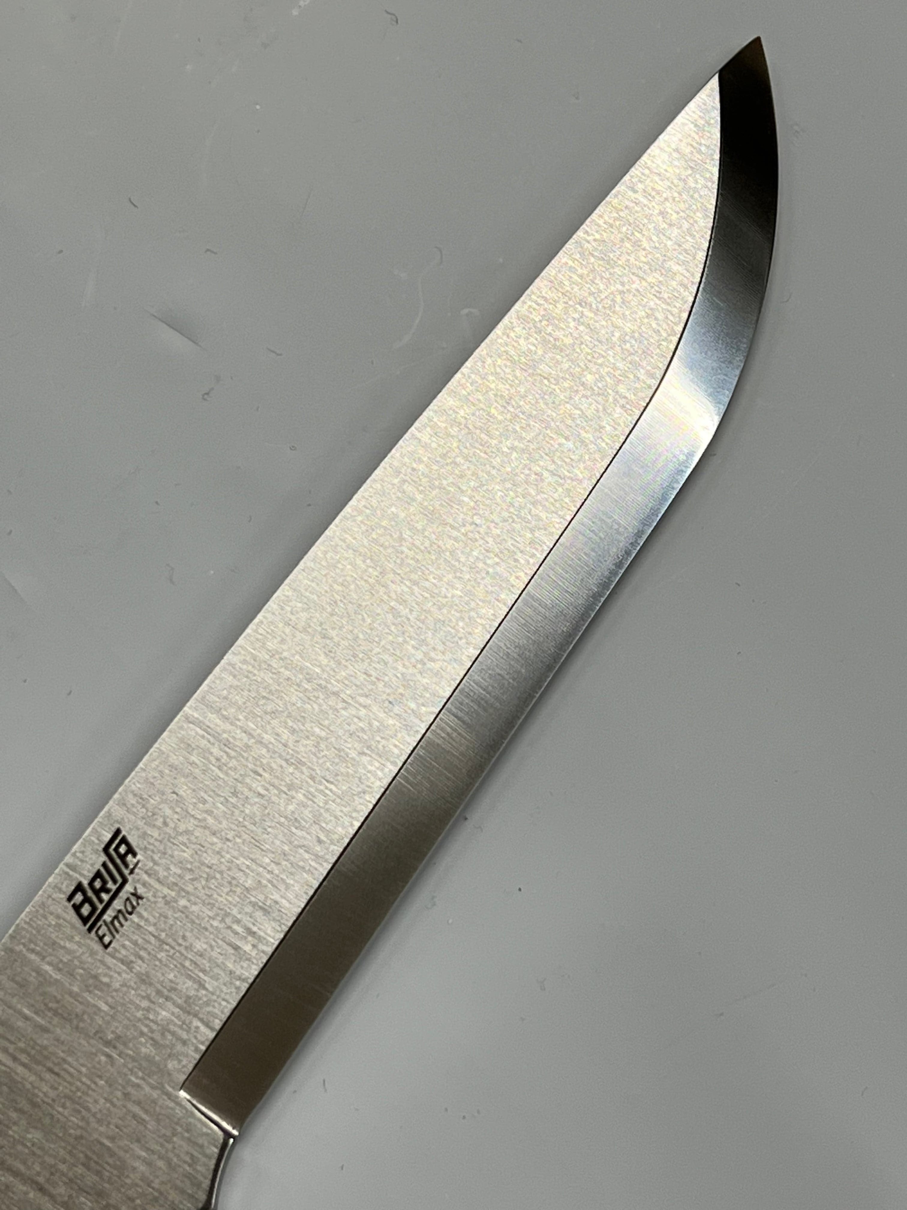 Lama per coltello Brisa Trapper 115 Scandi Elmax inossidabile