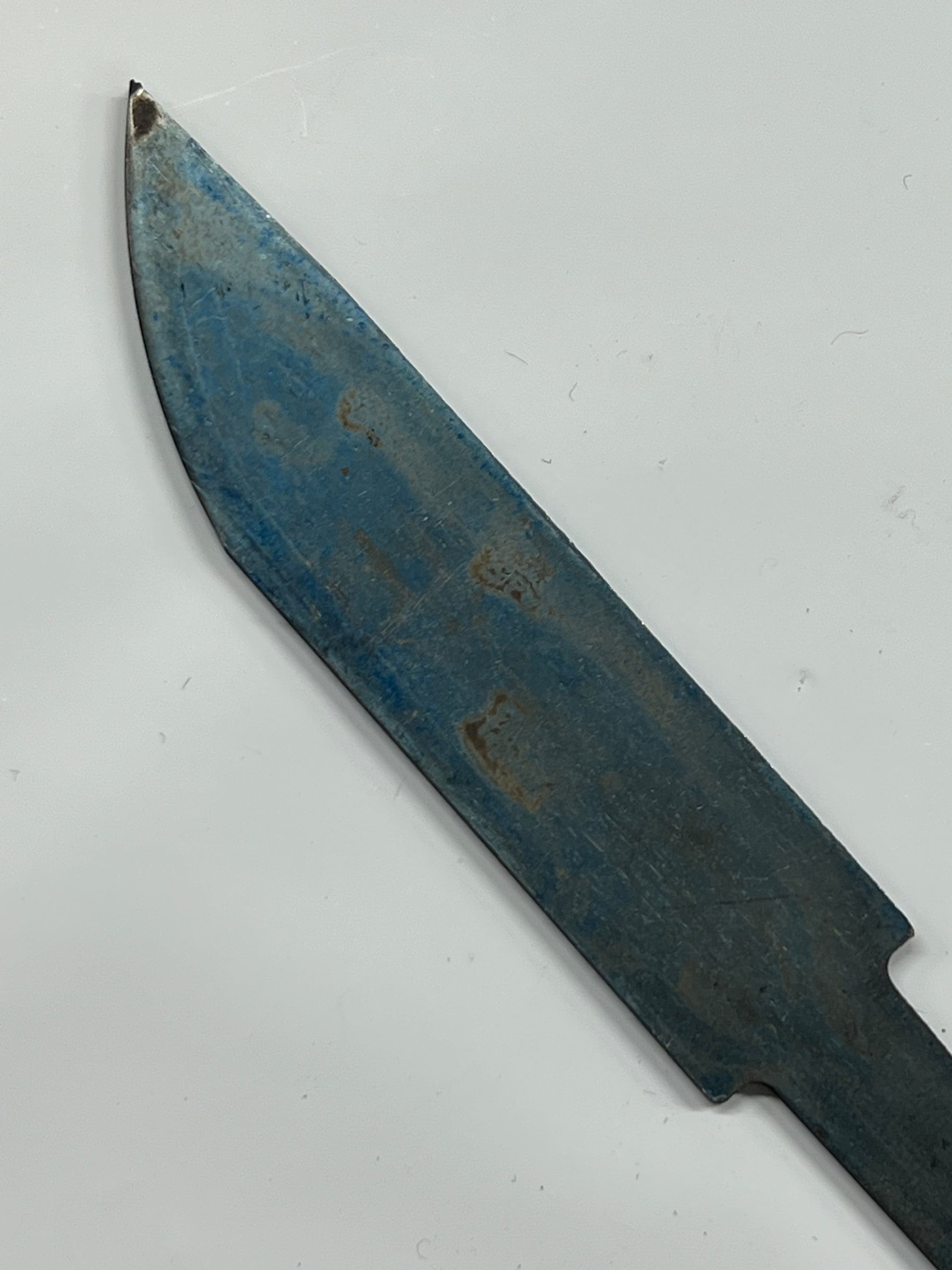 Lama per coltello 80mm temprata non affilata