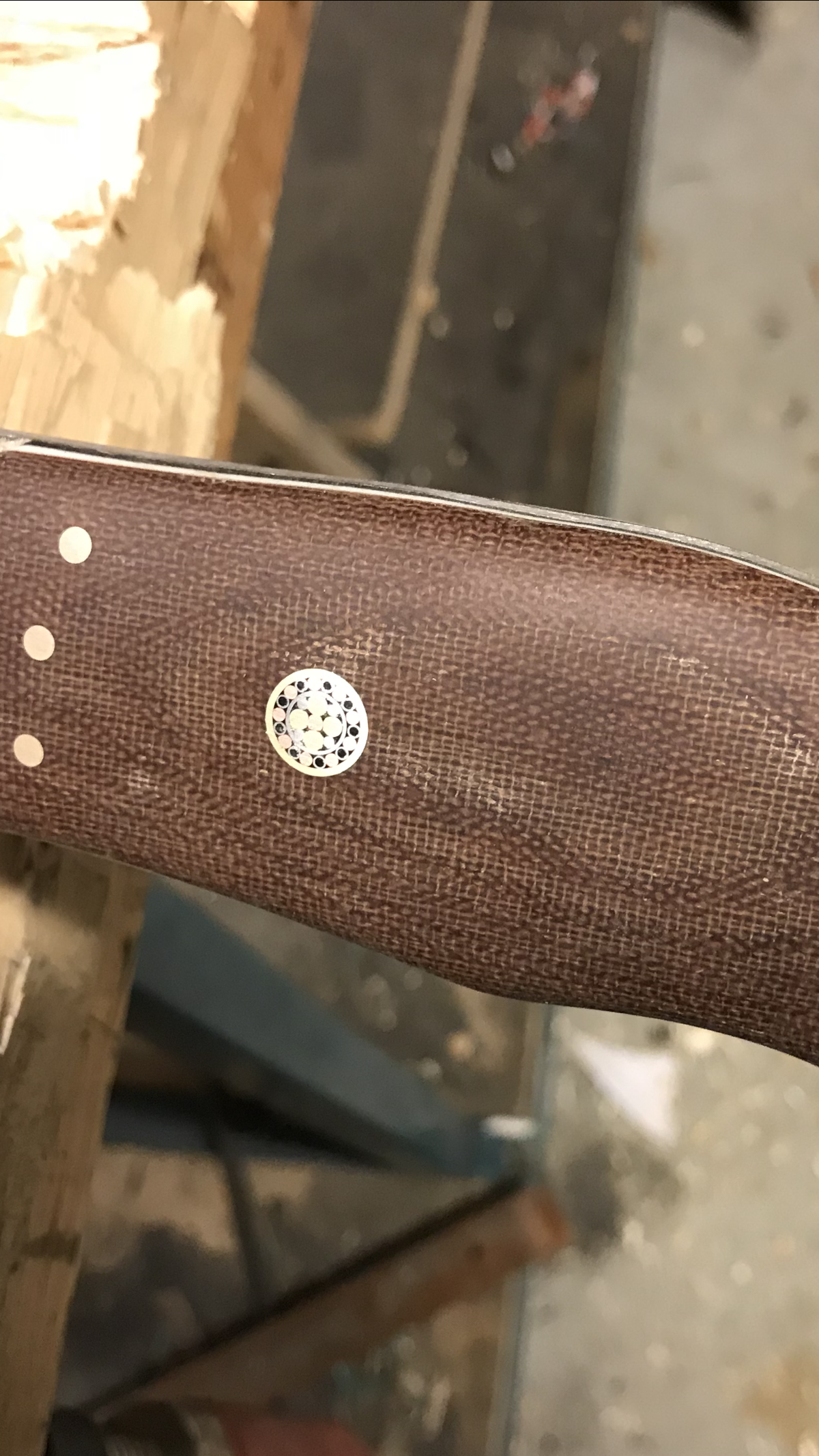 Perno a mosaico 9,5 mm Decorazione per manico
