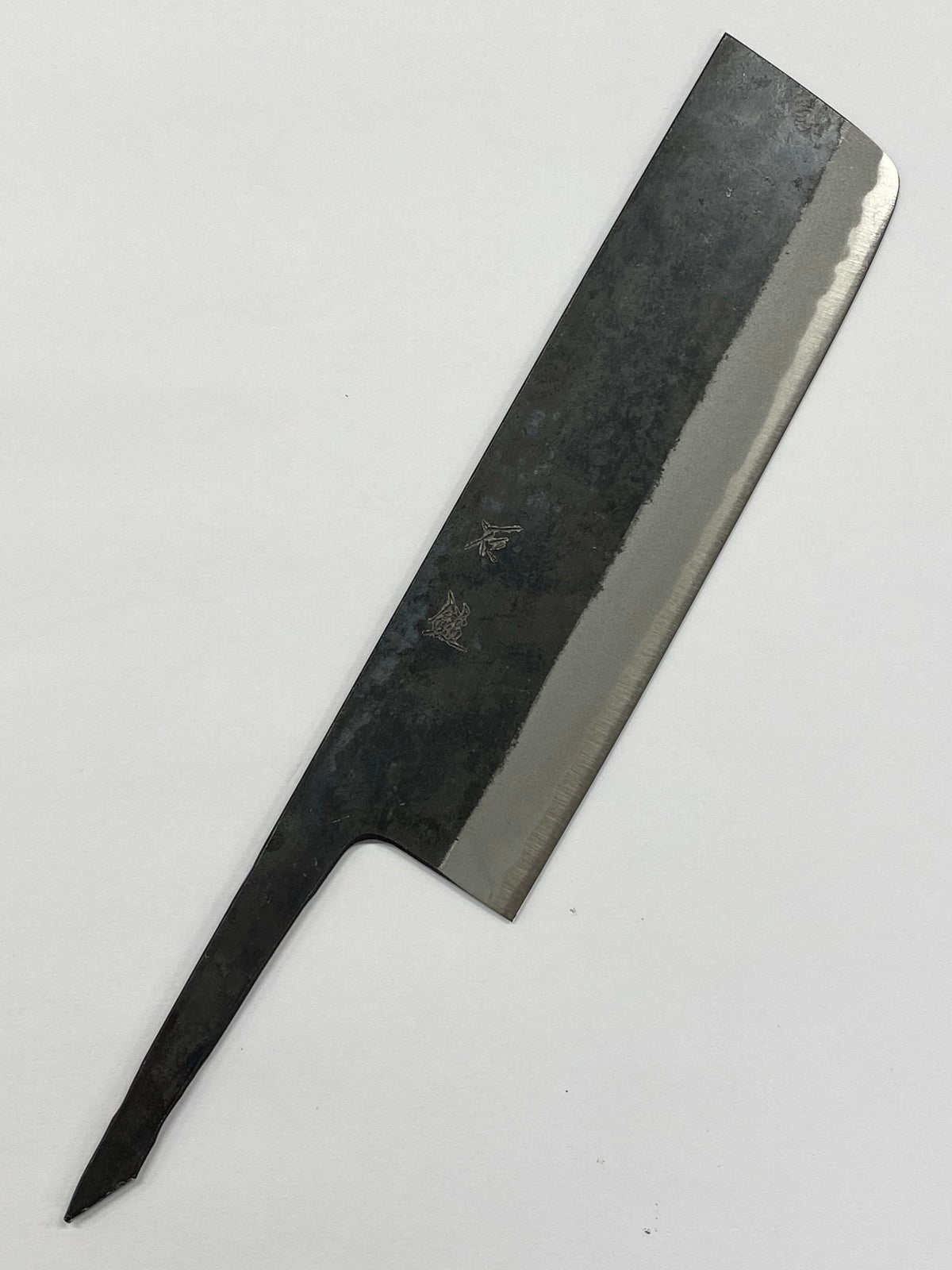 Lama per coltello Nakiri 180 Blue 2 forgiata a mano giapponese