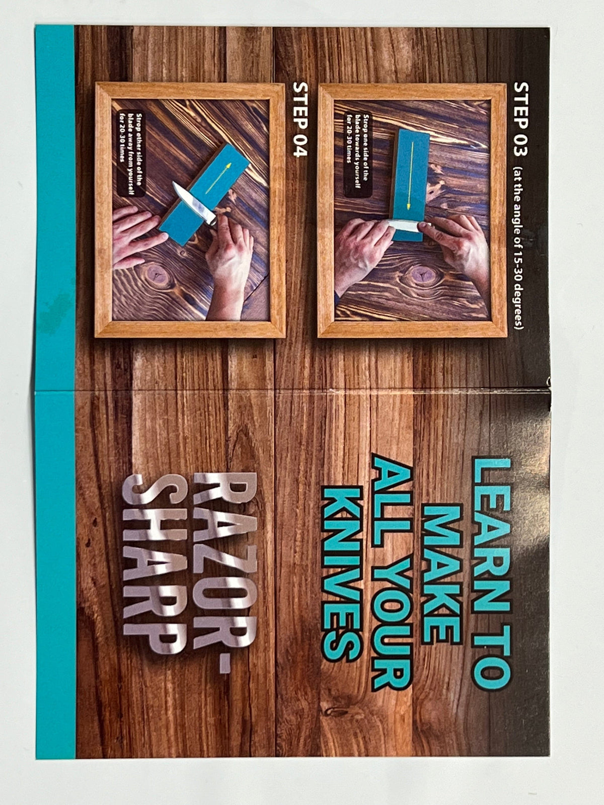 Cintura in cuoio 220 x 61 x 22 mm con pasta abrasiva-LS4P1