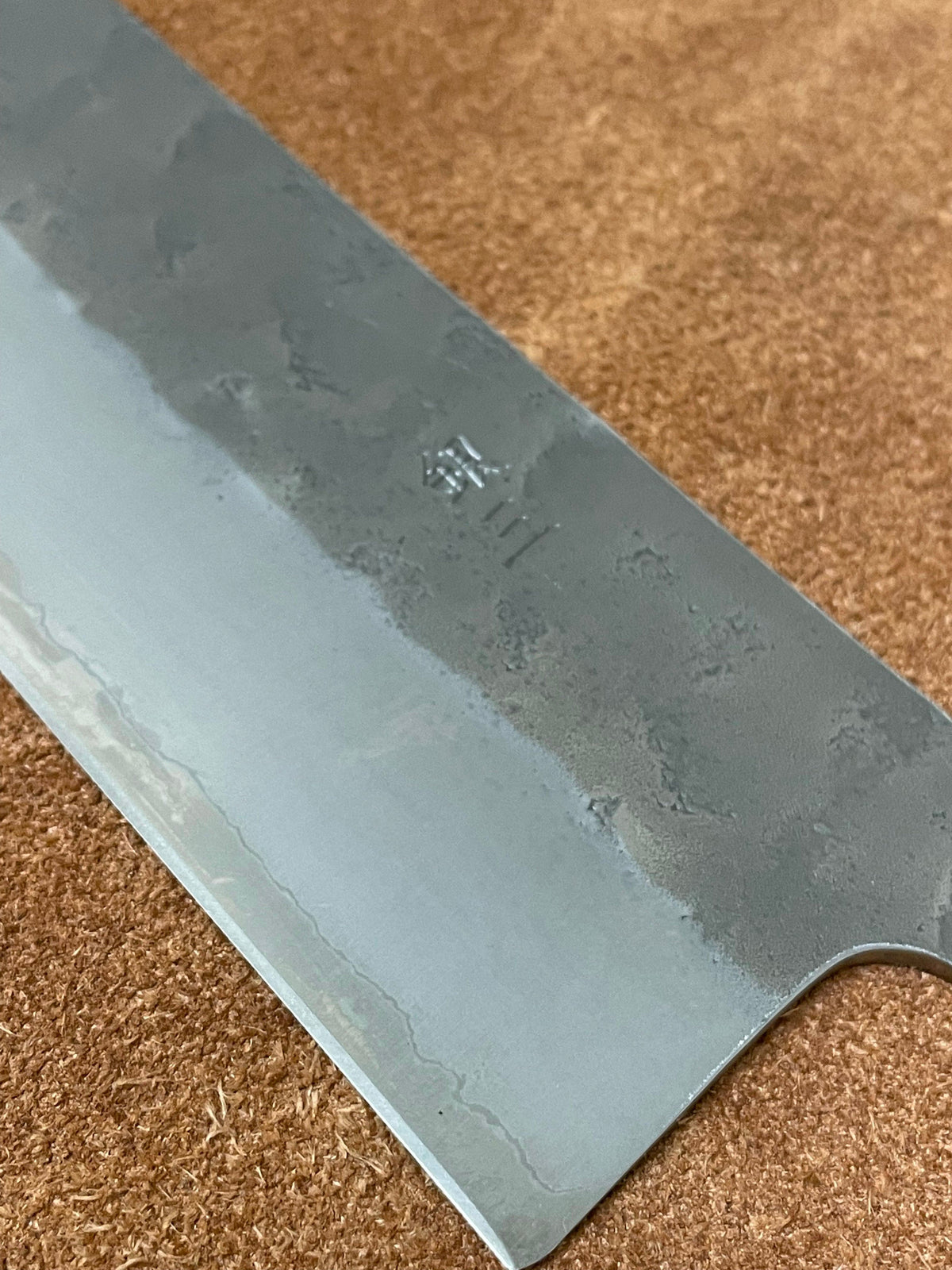 Lama per coltello giapponese forgiata a mano Gyuto 240 Silver3