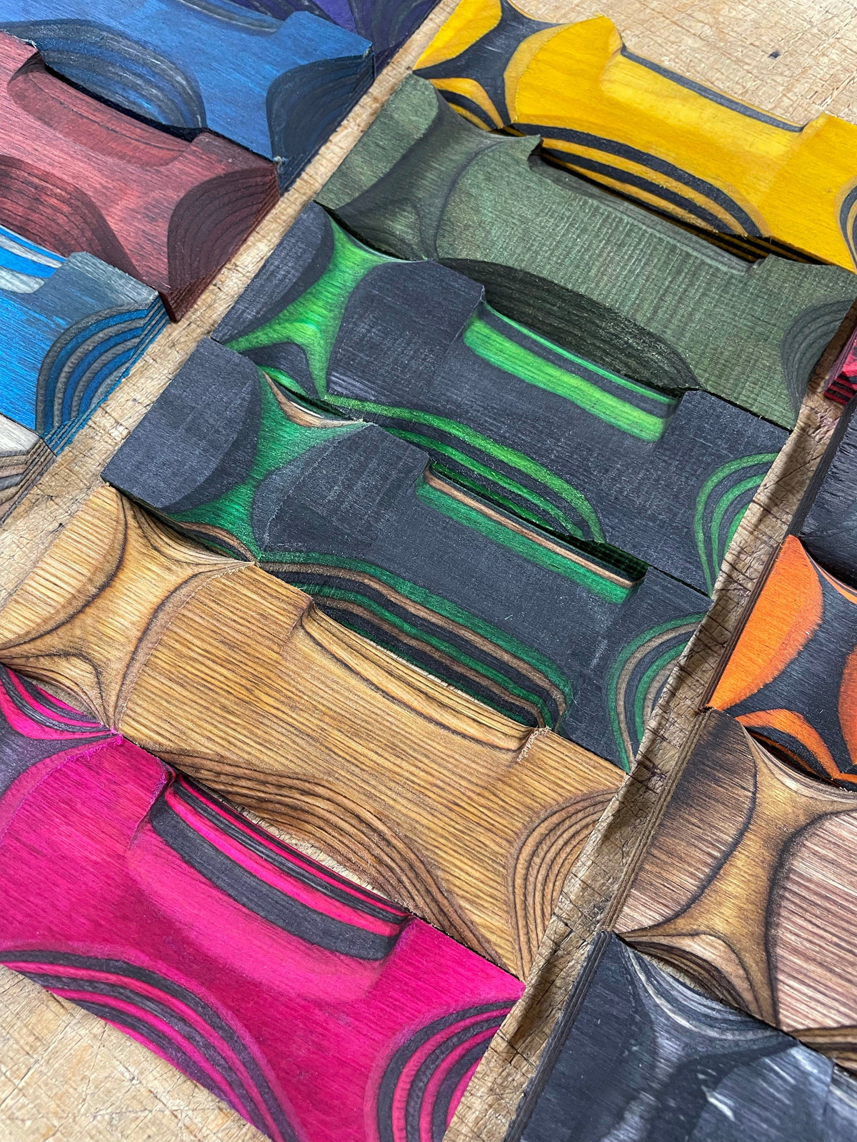 Lawood Blokk - Blocco in legno laminato e colorato