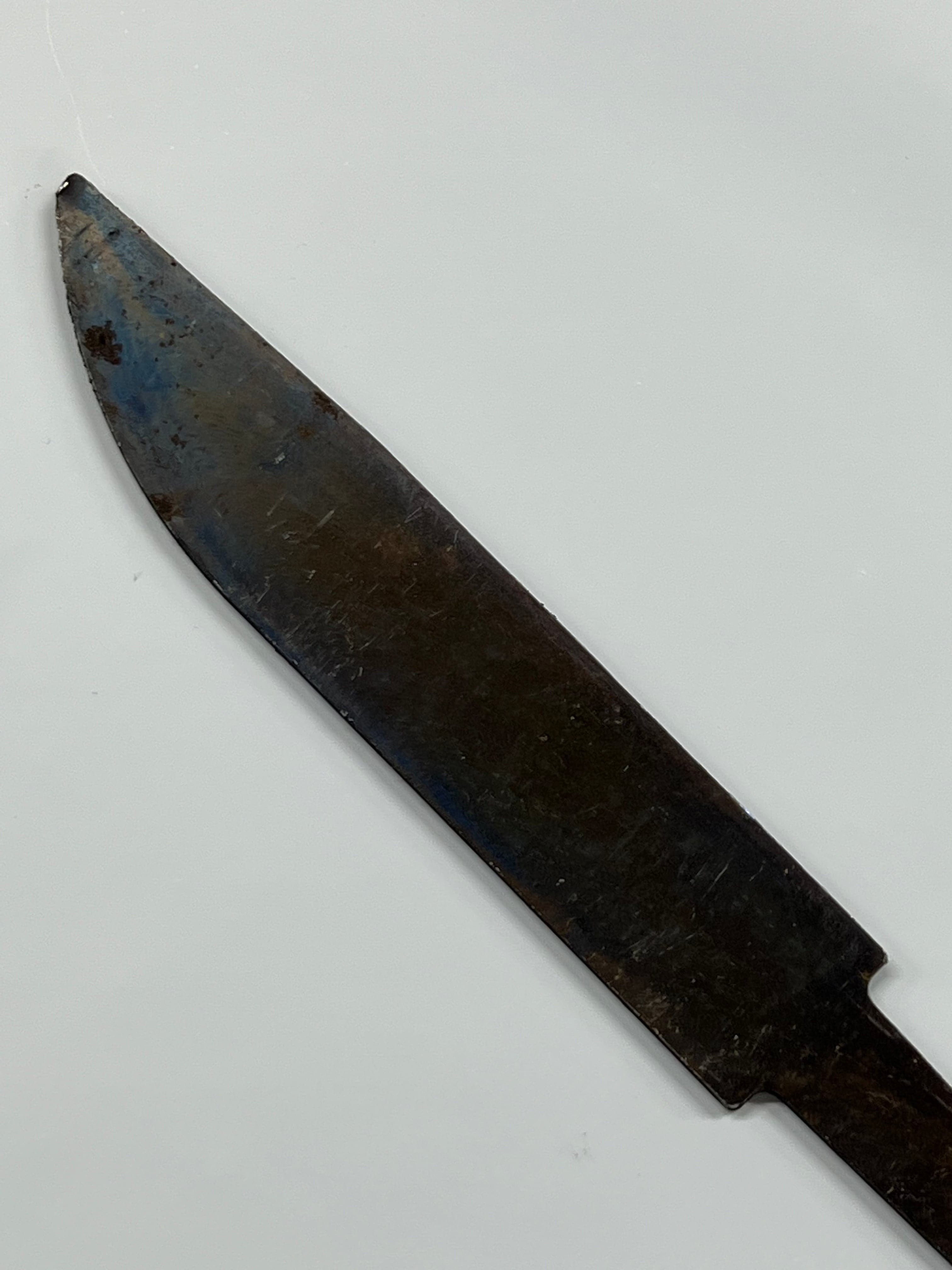 Lama per coltello 90mm temprata non affilata