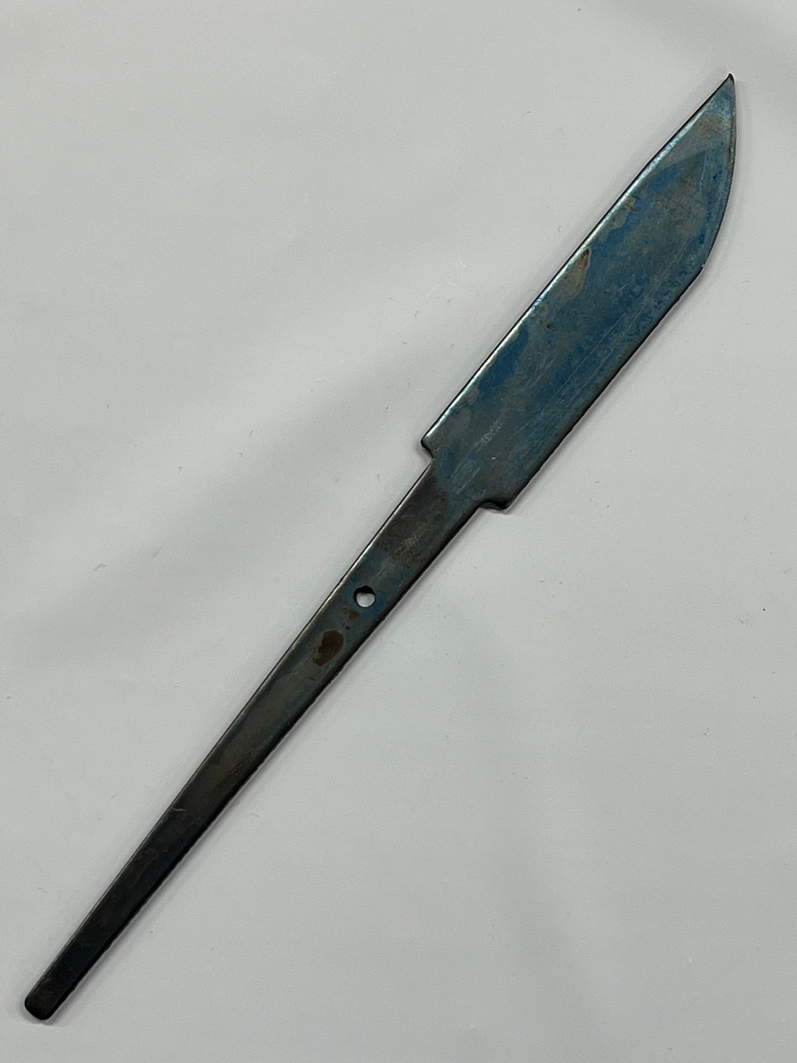 Lama per coltello 80mm temprata non affilata