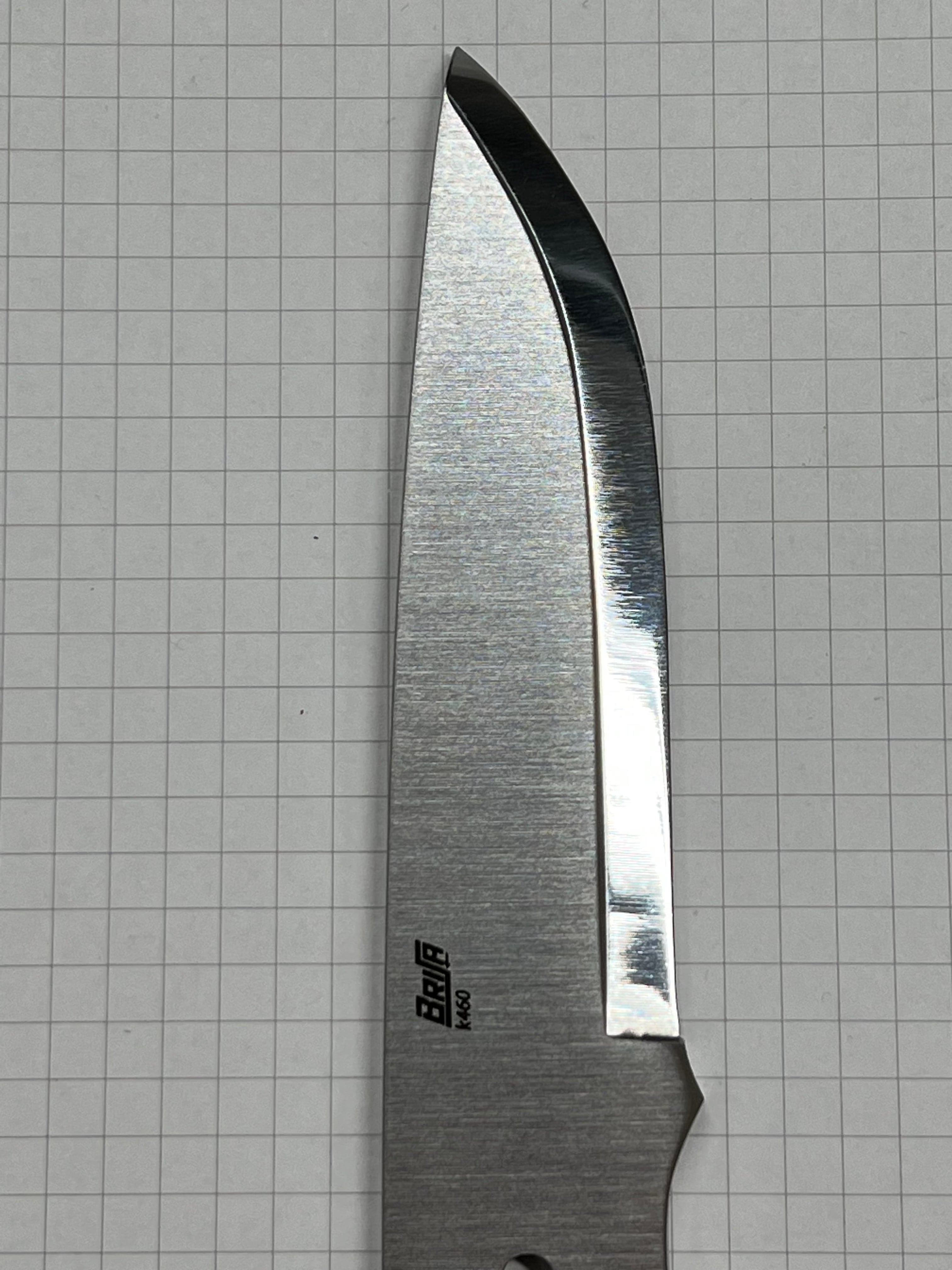 Lama per coltello Brisa Trapper 95 Scandi O1