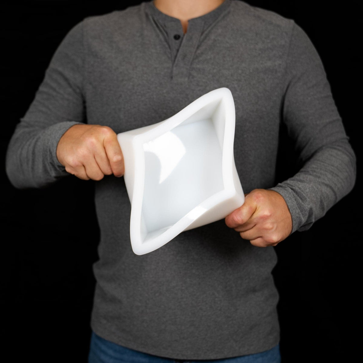 Stampo in silicone quadrato (152x152x76mm)
