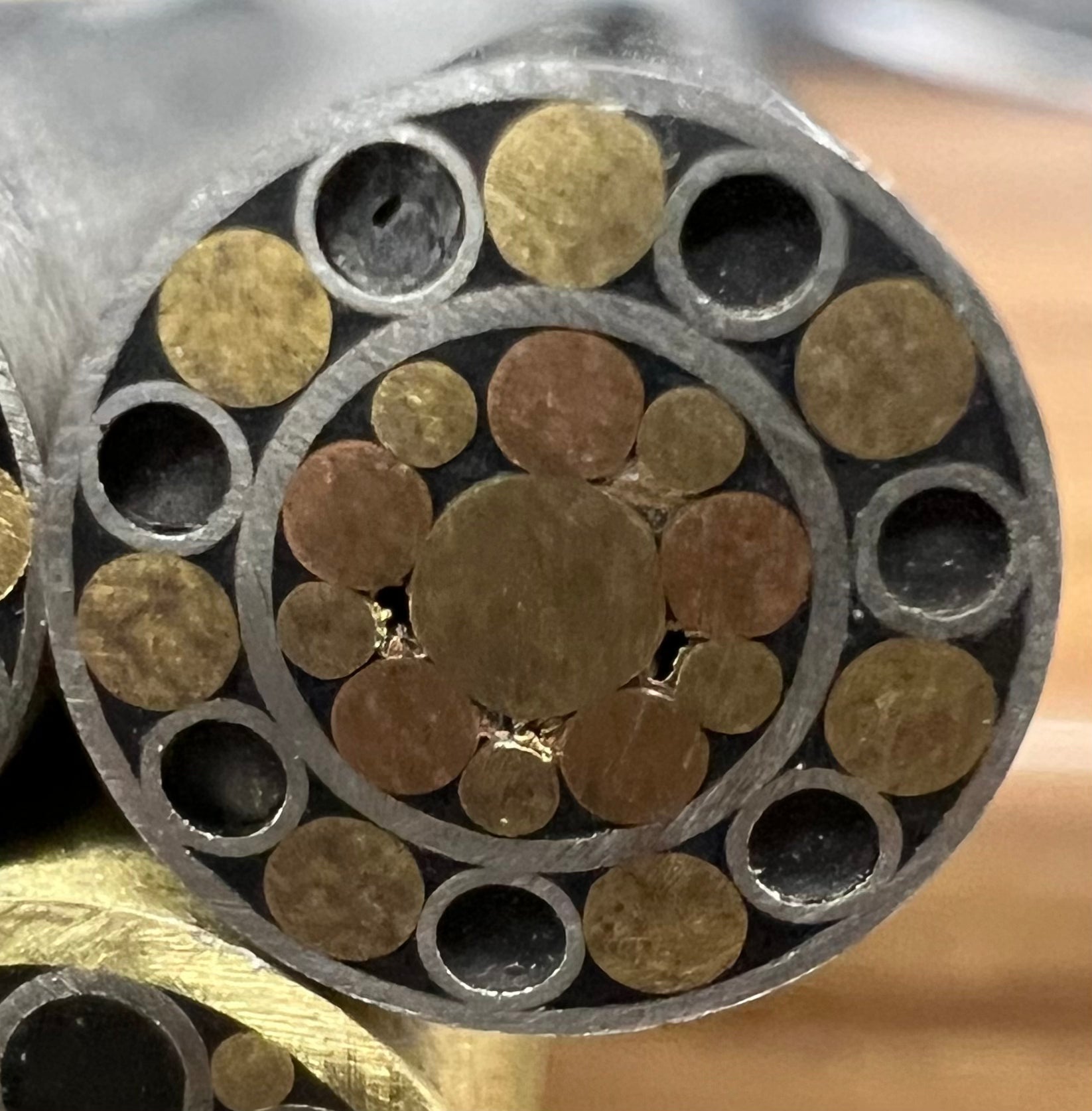 Perno a mosaico 9,5 mm Decorazione per manico