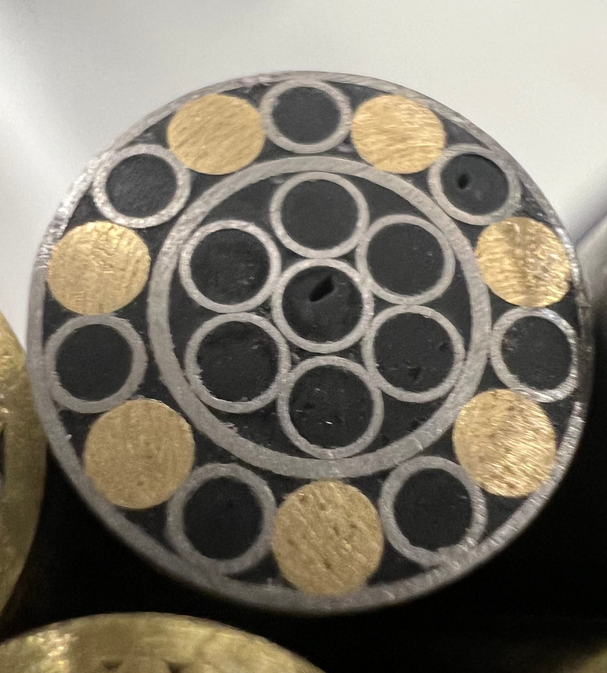 Perno a mosaico 9,5 mm Decorazione per manico