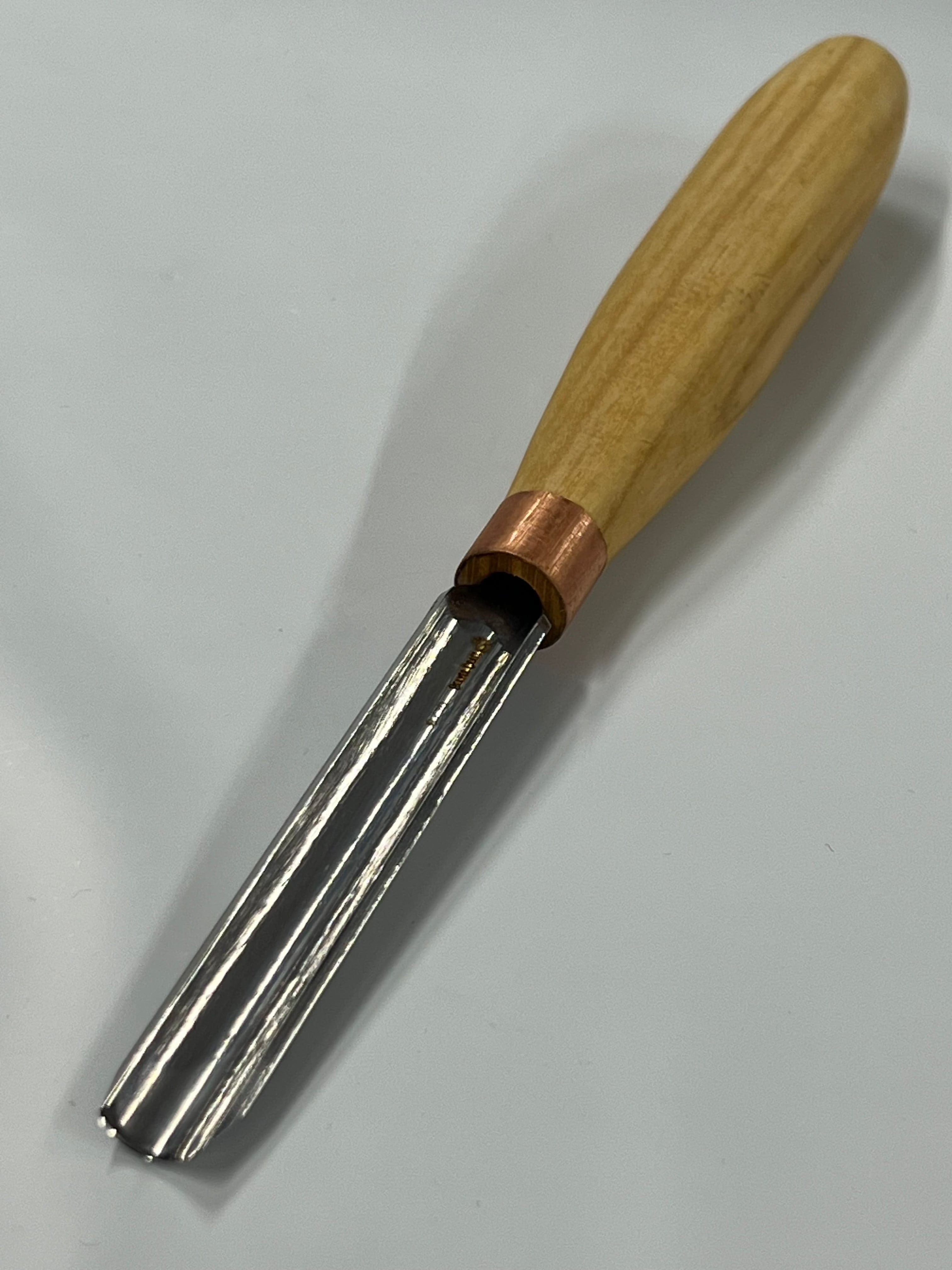 Scalpello per intaglio 80x10mm dritto arrotondato K9/10