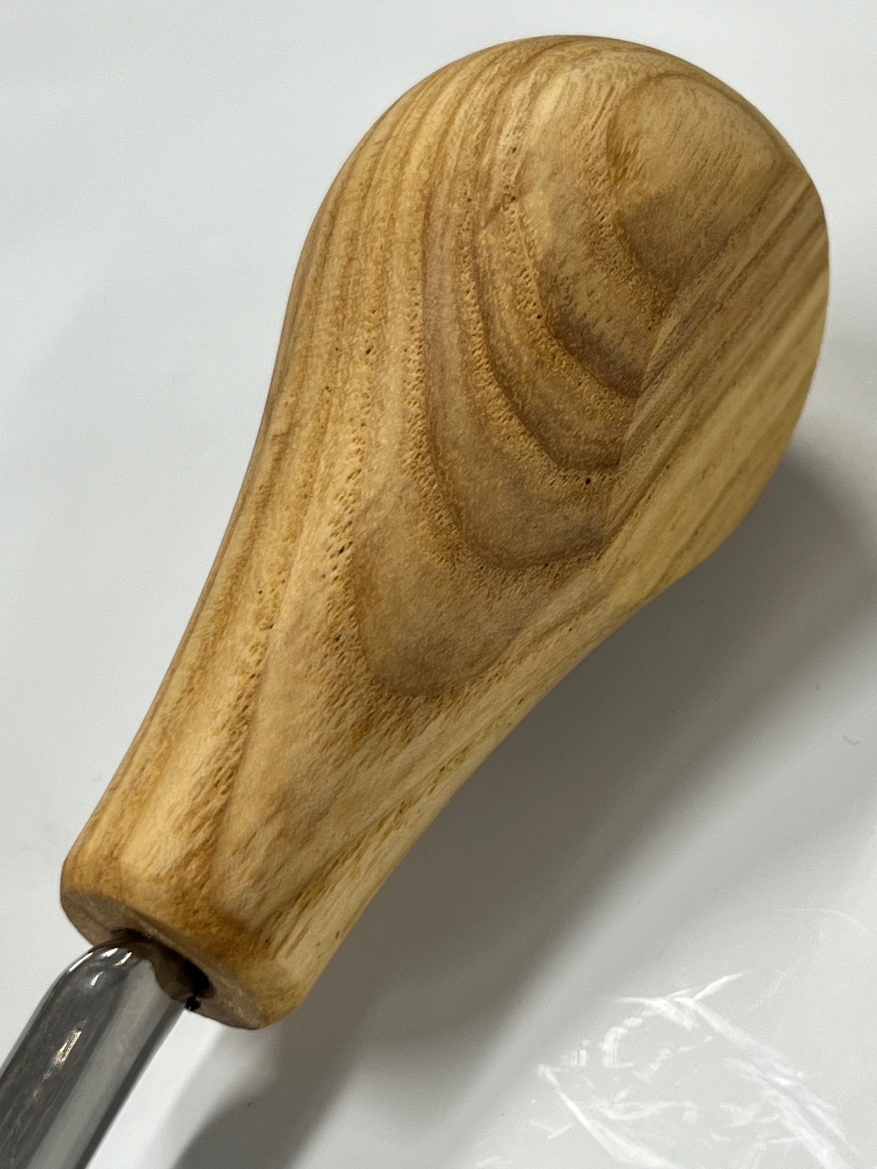 Scalpello per intaglio 75x10mm, sgorbia dritta arrotondata P9/10 con manico a sfera