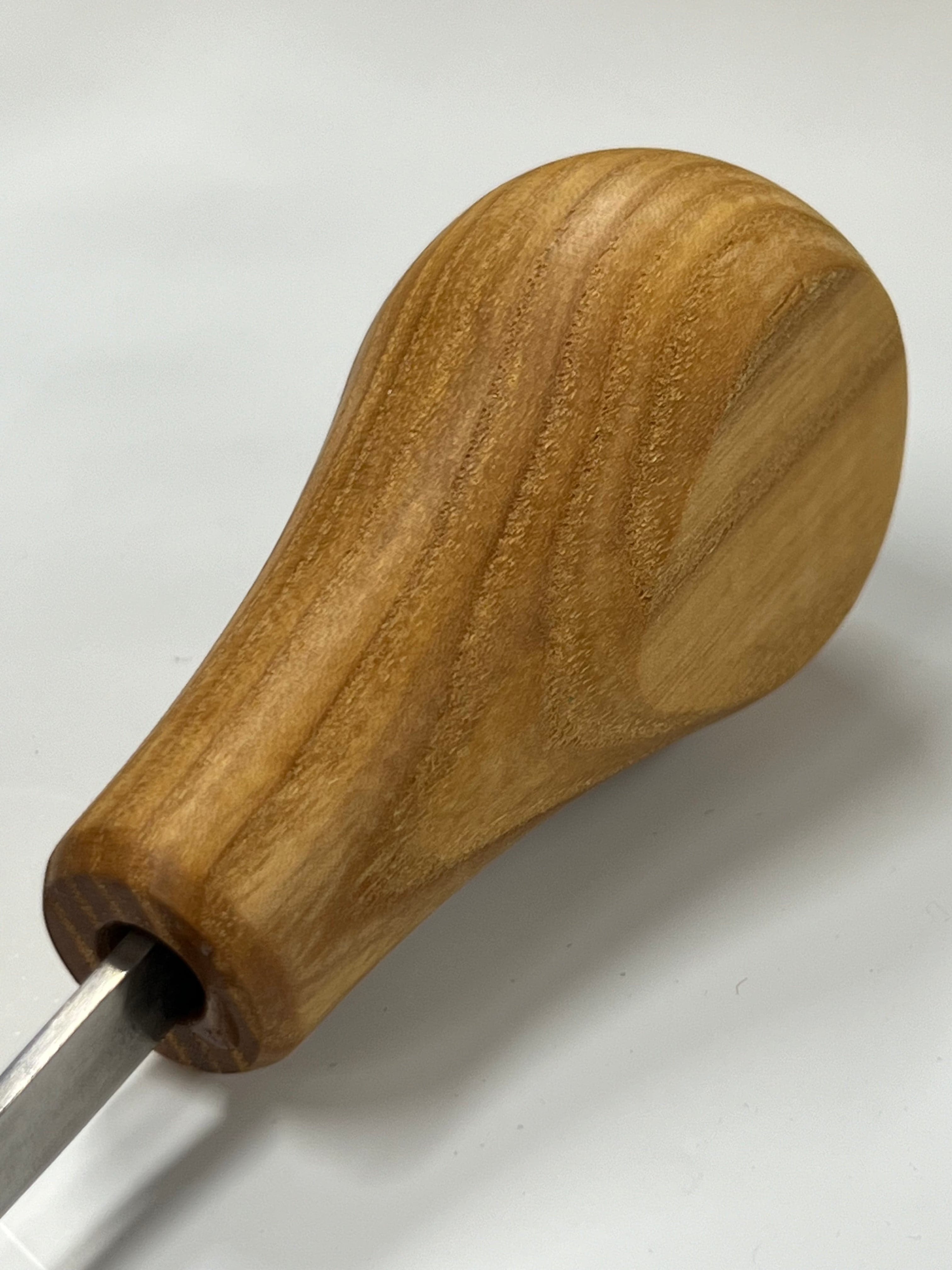 Scalpello per intaglio 75x1mm, lama piatta dritta P1/01 con impugnatura a sfera