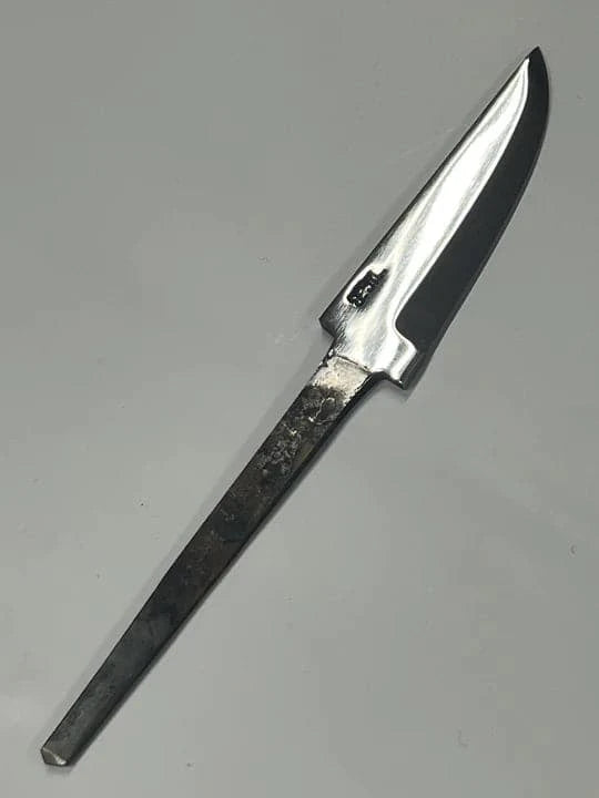 Lama per coltello forgiata a mano Frode Misund 75mm