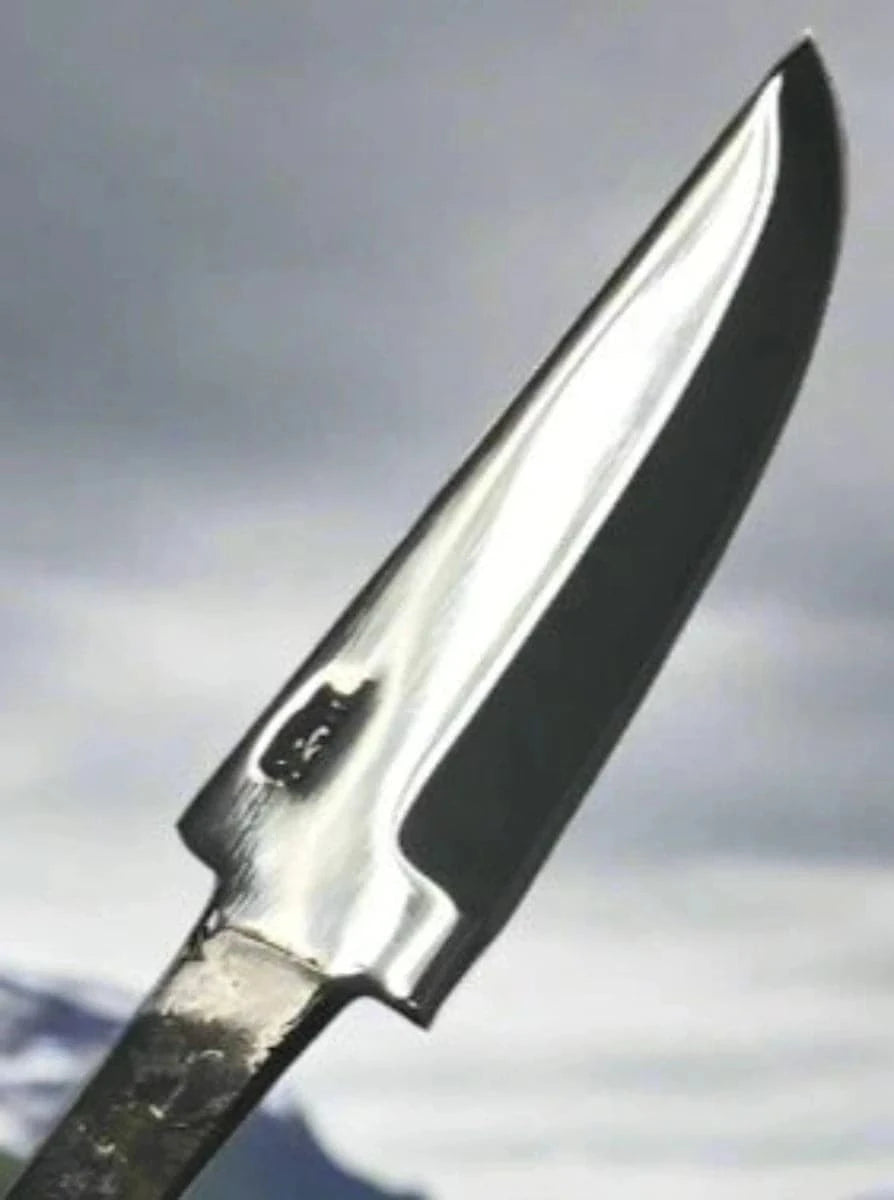 Lama per coltello forgiata a mano Frode Misund 75mm