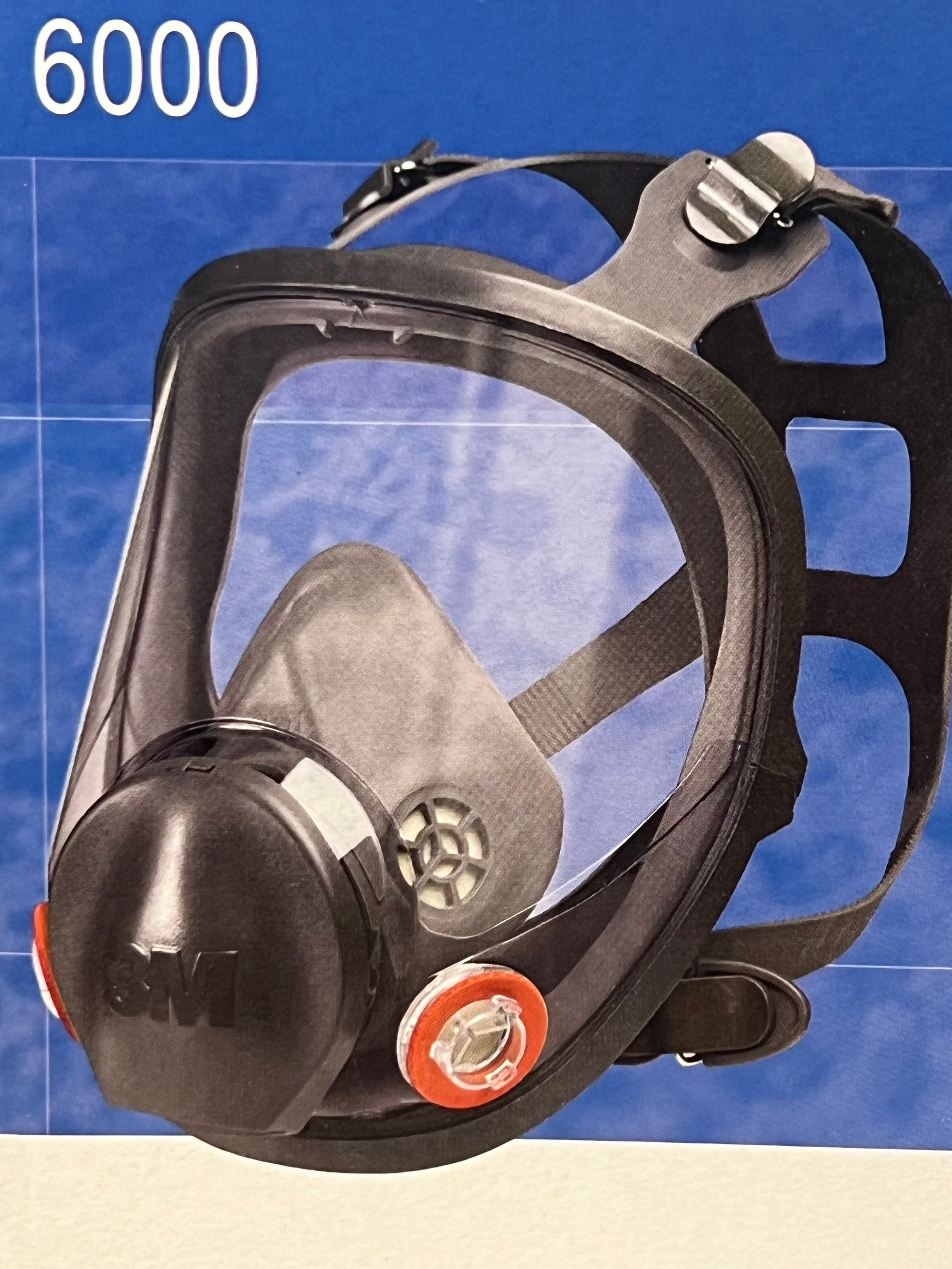 Maschera per polveri/vapori/gas - Maschera pieno facciale 3M™