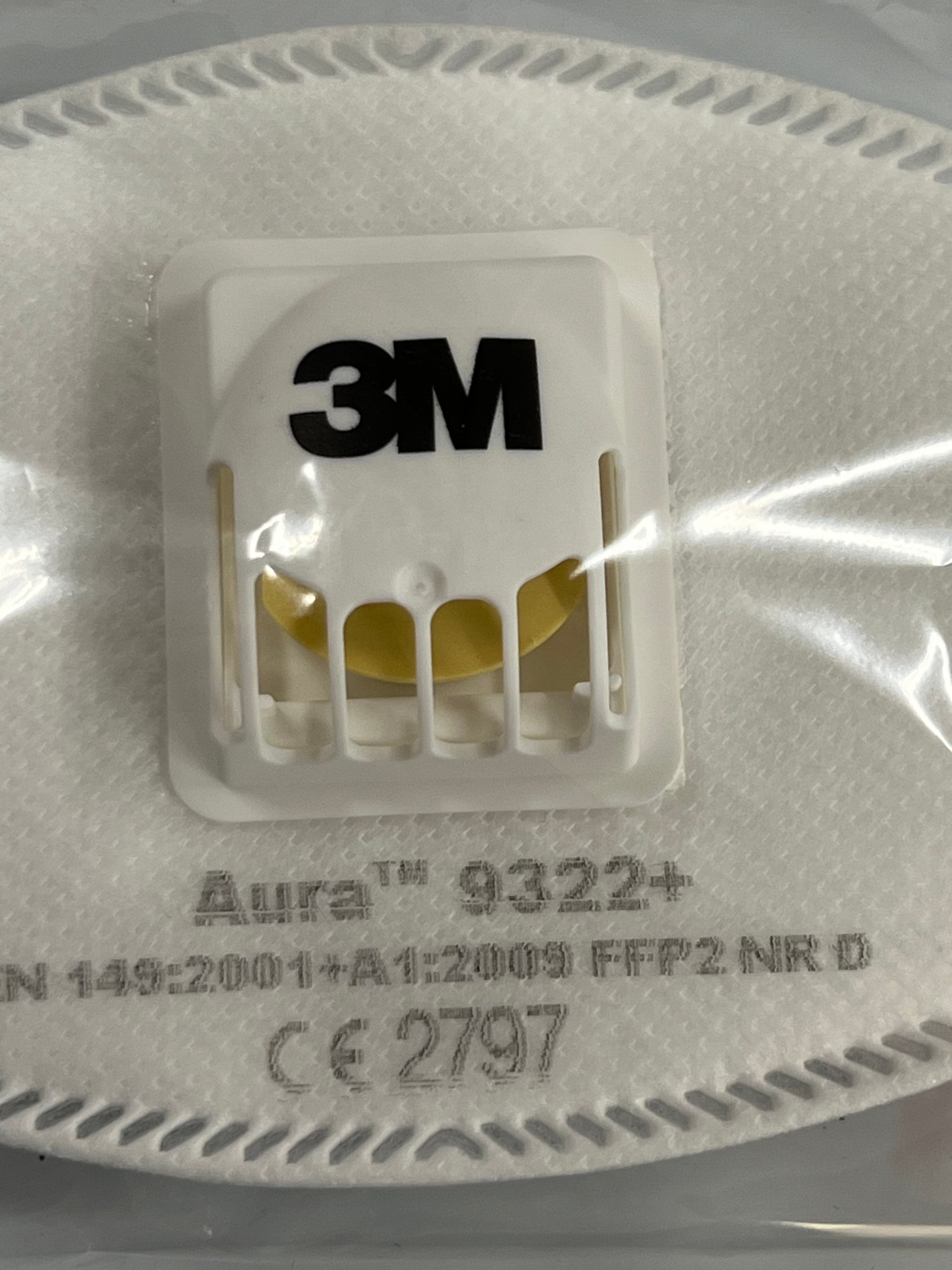 Mascherine antipolvere 3M Aura con valvola
