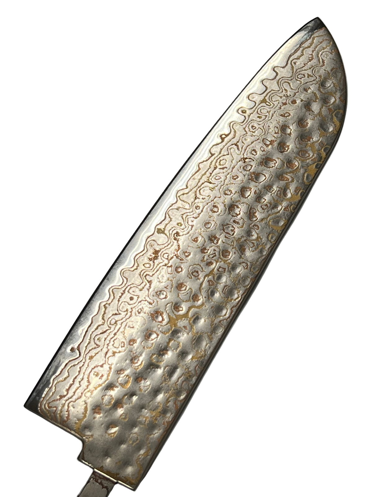 Santoku 200mm Acciaio inossidabile Damasco al rame