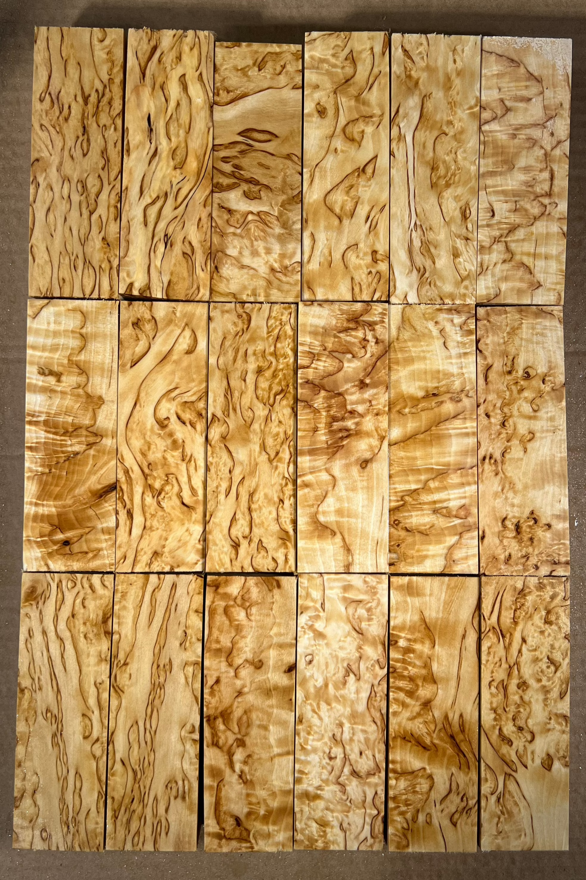 Betulla naturale betulla masur circa 30x40x120
