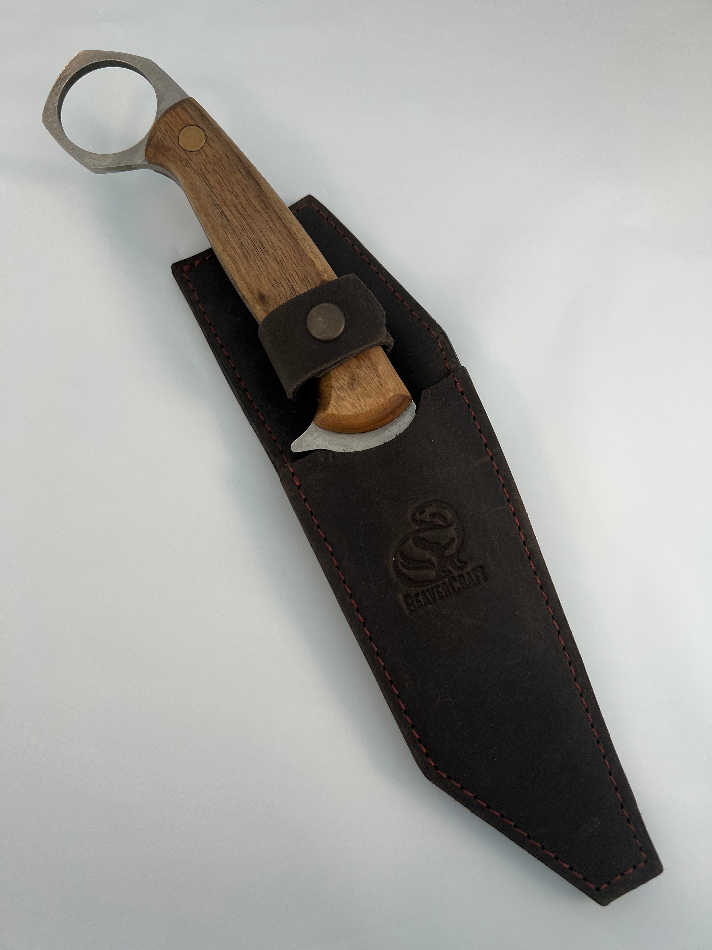 Karambit da campeggio ucraino CGK1 con fodero in pelle