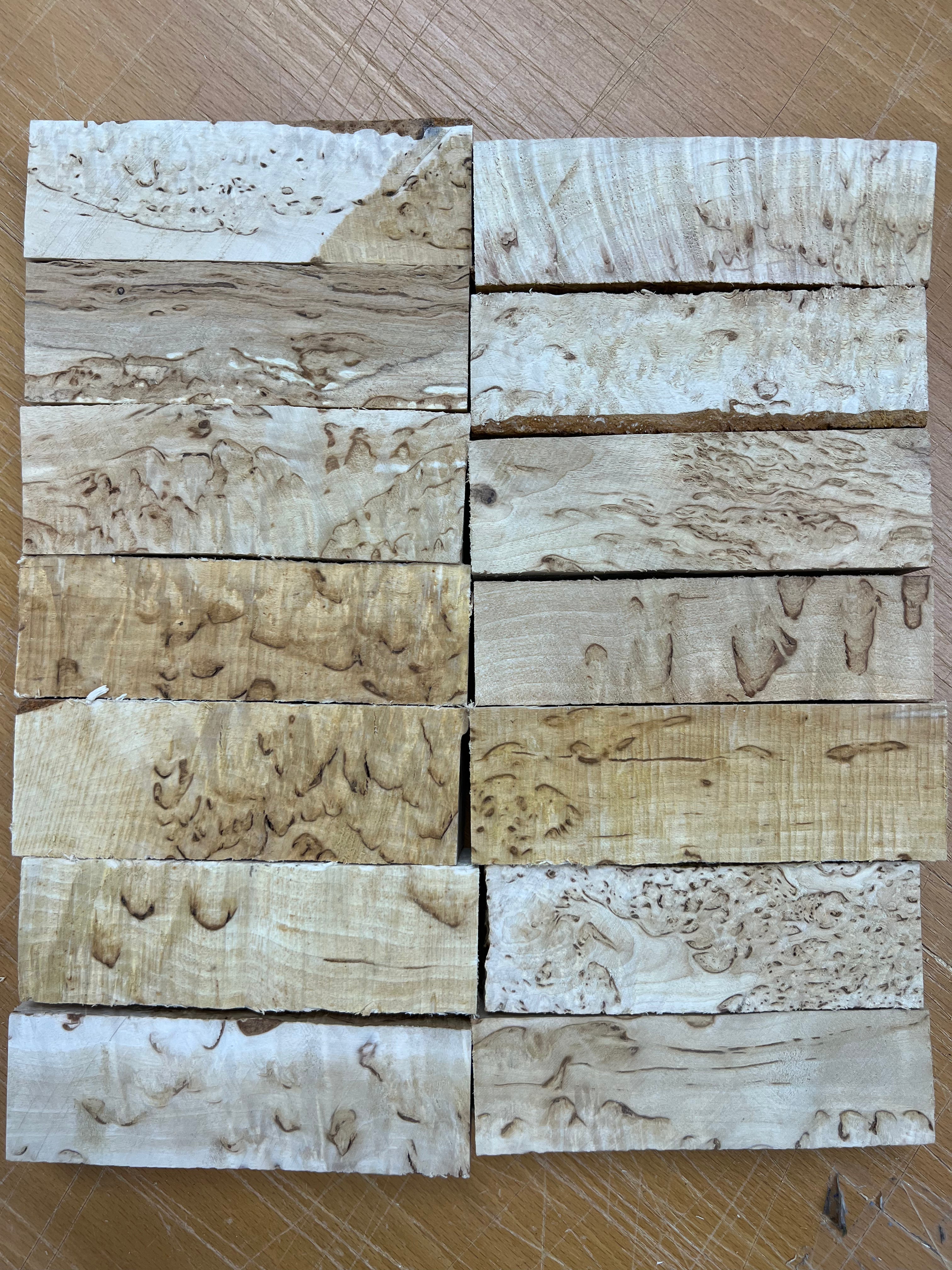 Standard Naturale Betulla masur Valbjørk MBS ca. 30x40x125