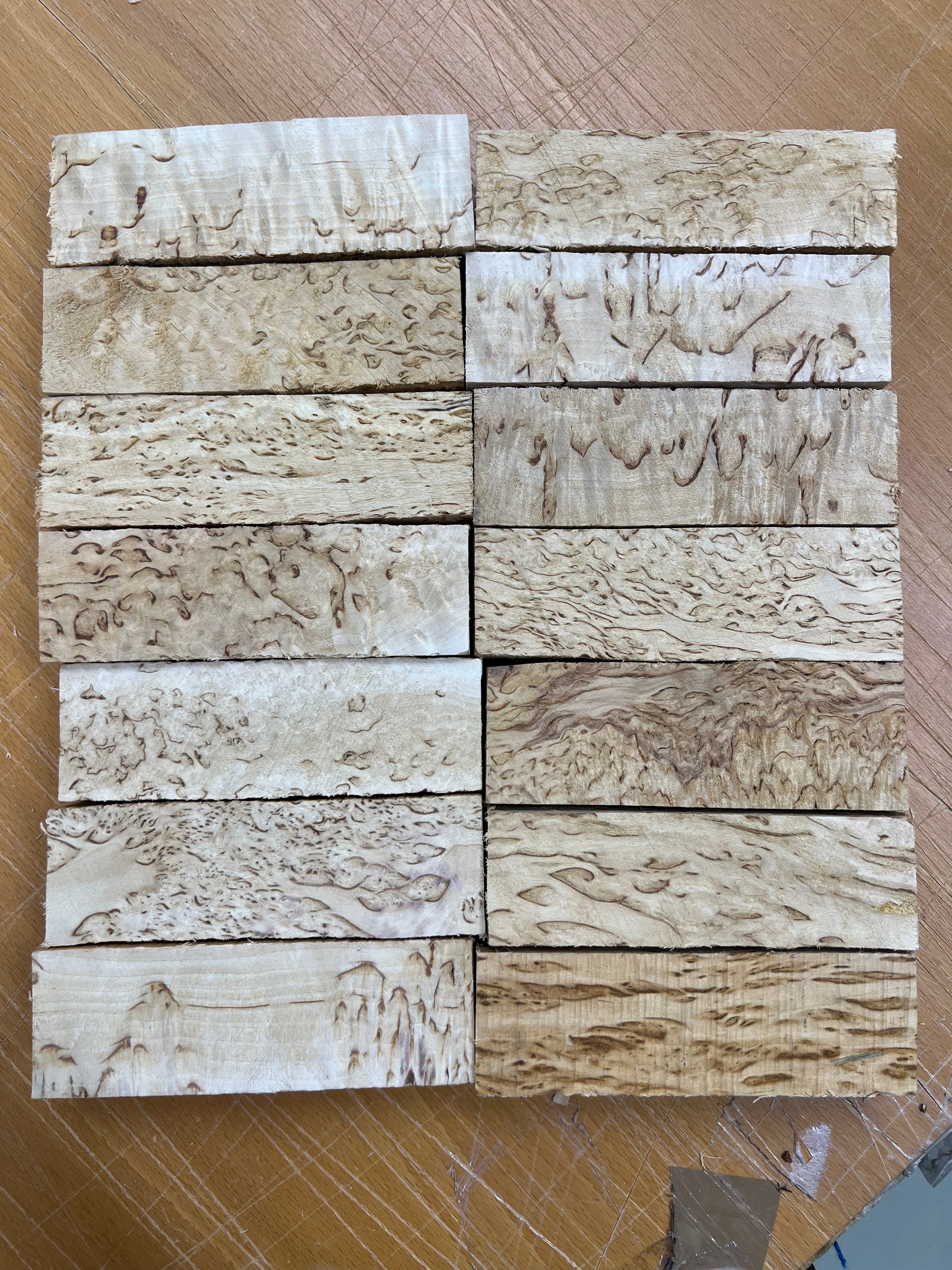 Betulla masur naturale premium MBS ca. 30x40x125