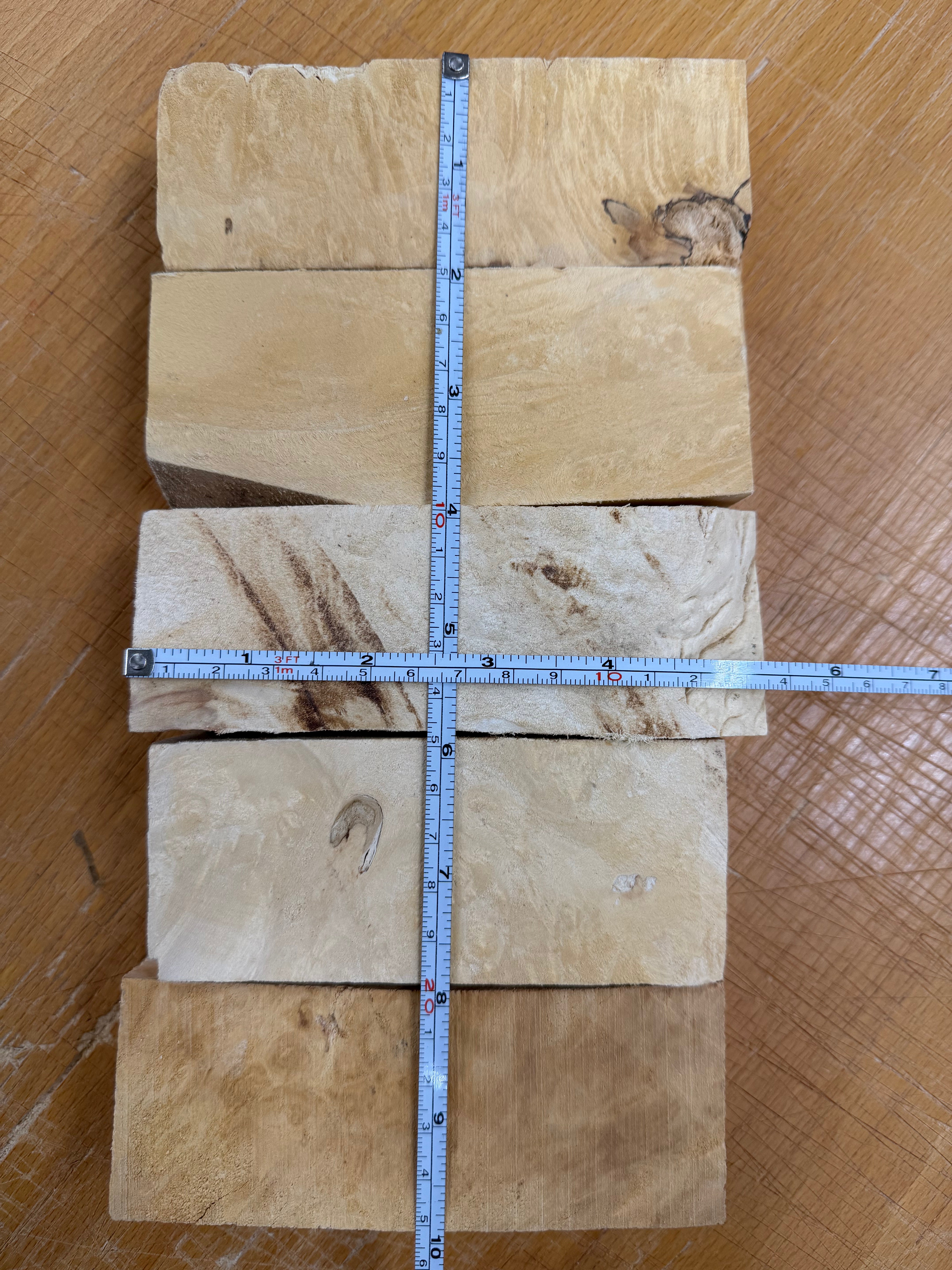 Box Elder, set di 5 sbozzati per manici - BEP5-105