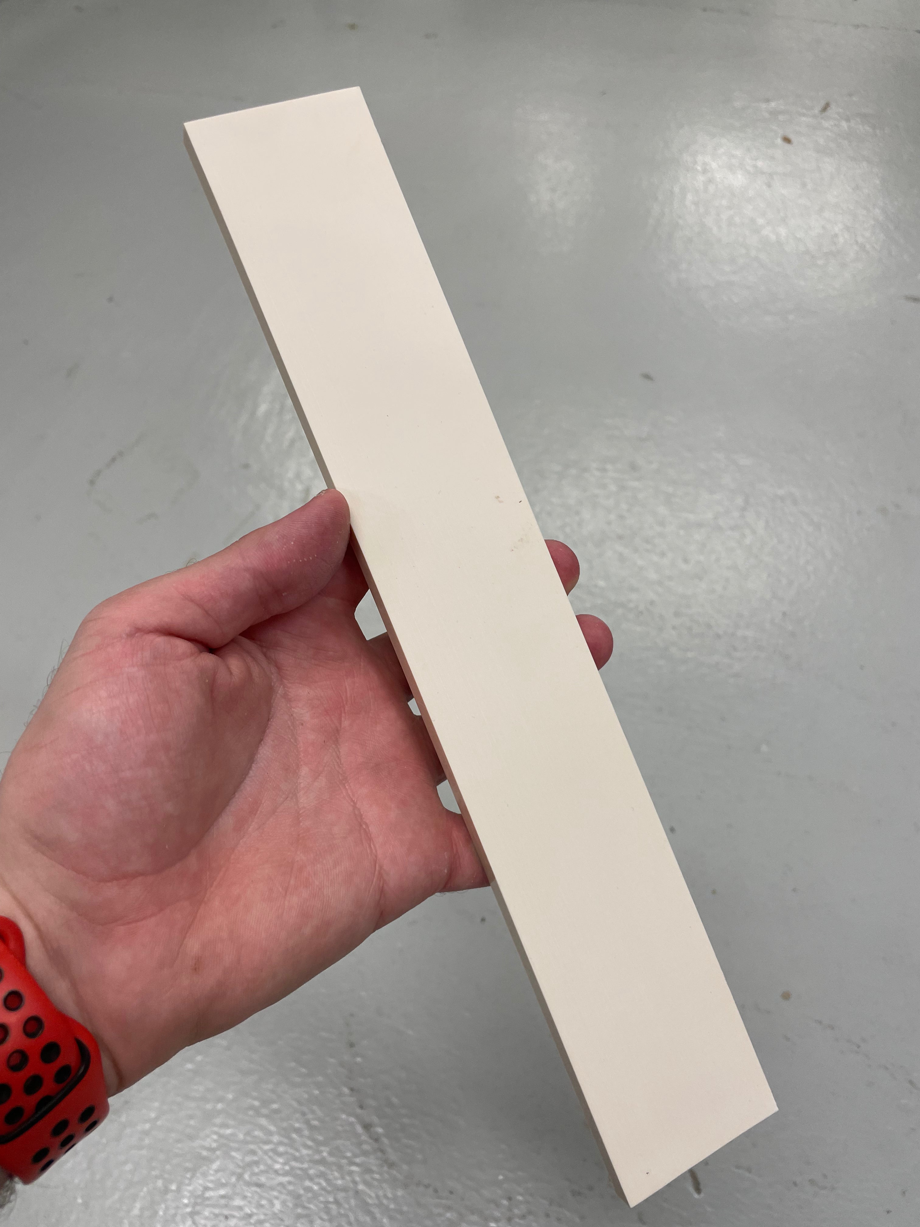 Elforyn - Colore avorio (Ivory) - Lastra 8x50x305mm