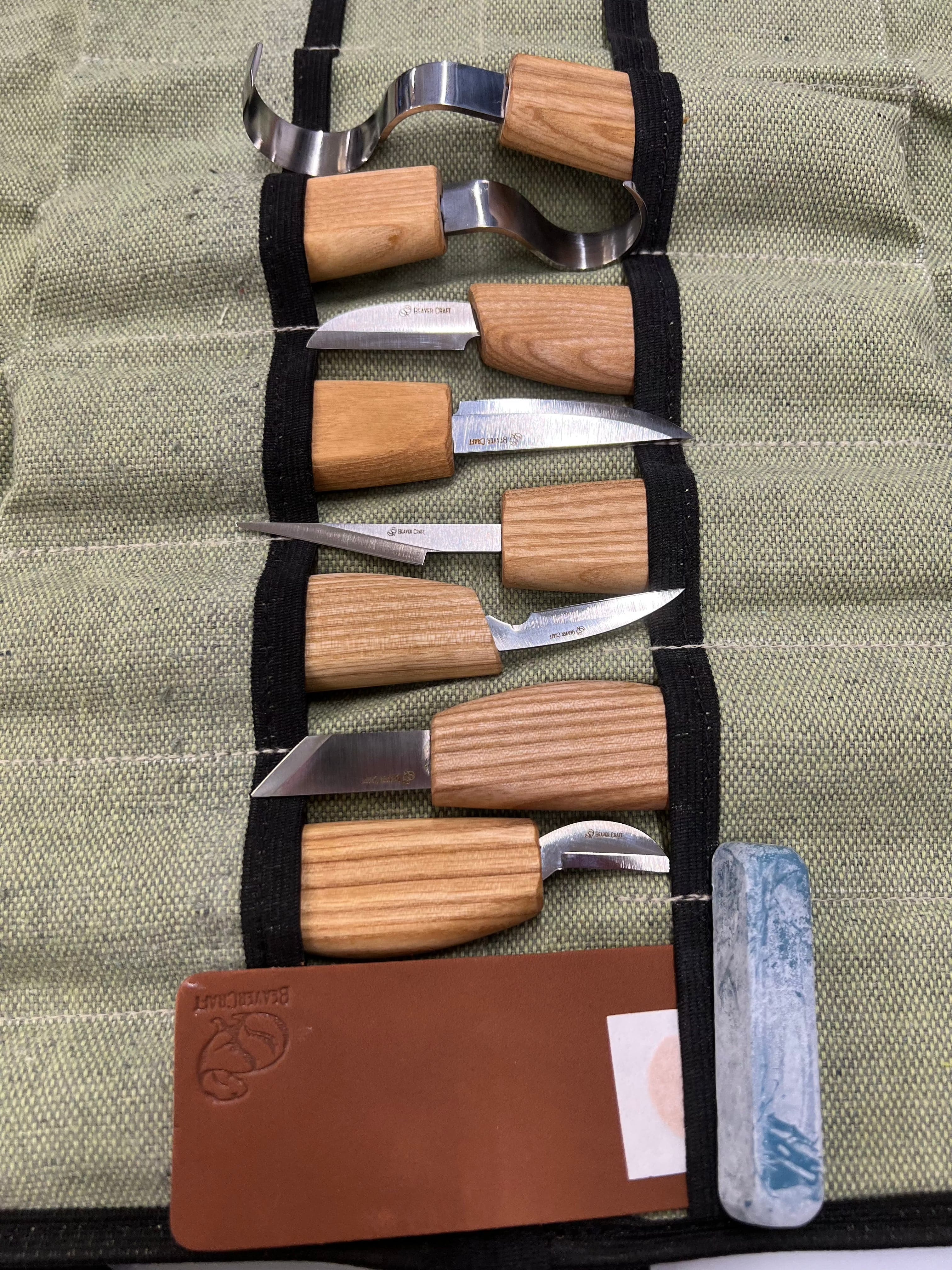 Set per intaglio del legno S08 Beaver Craft