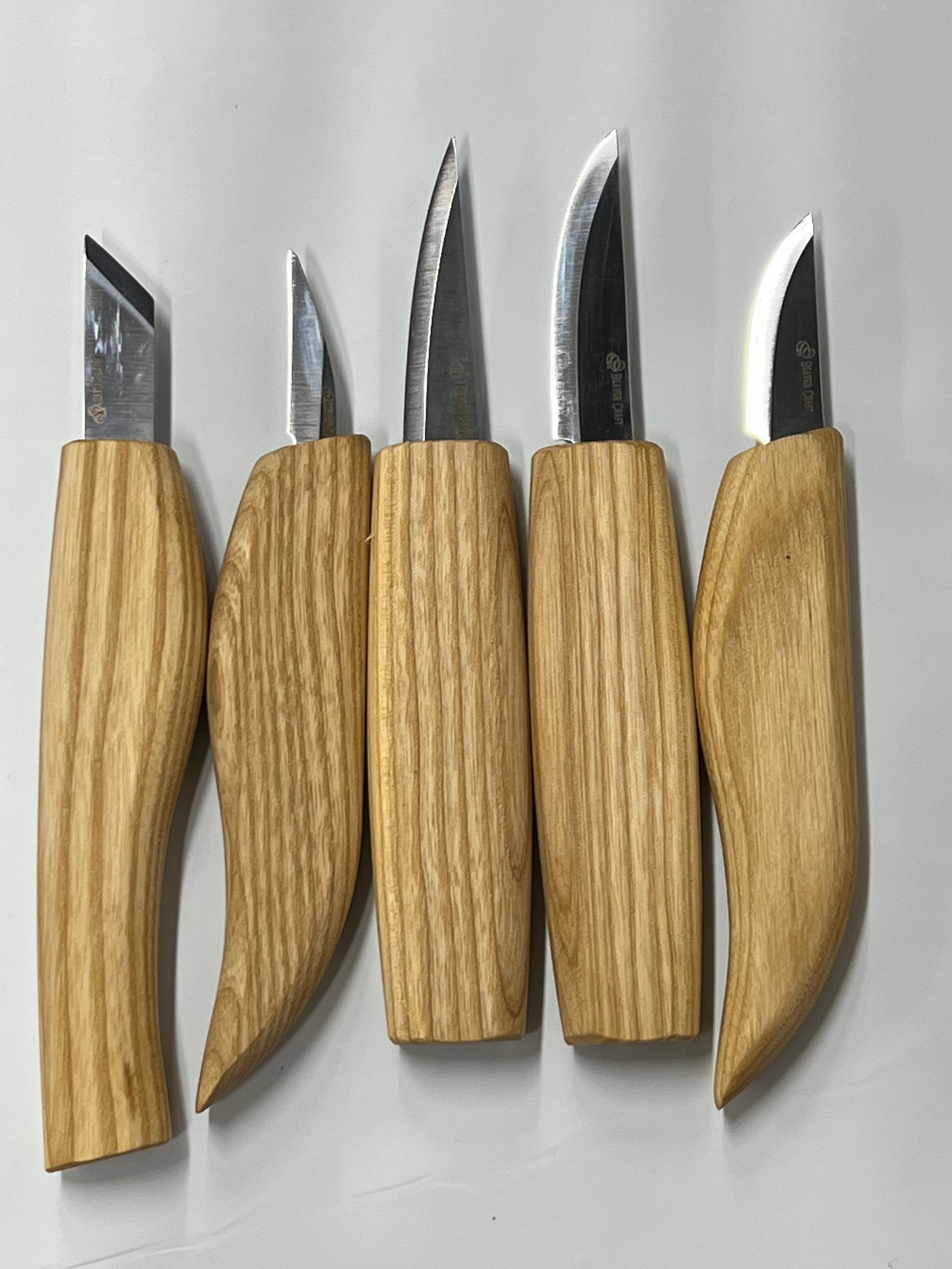 Set di scalpelli per intaglio S52 con 10 scalpelli e portautensili