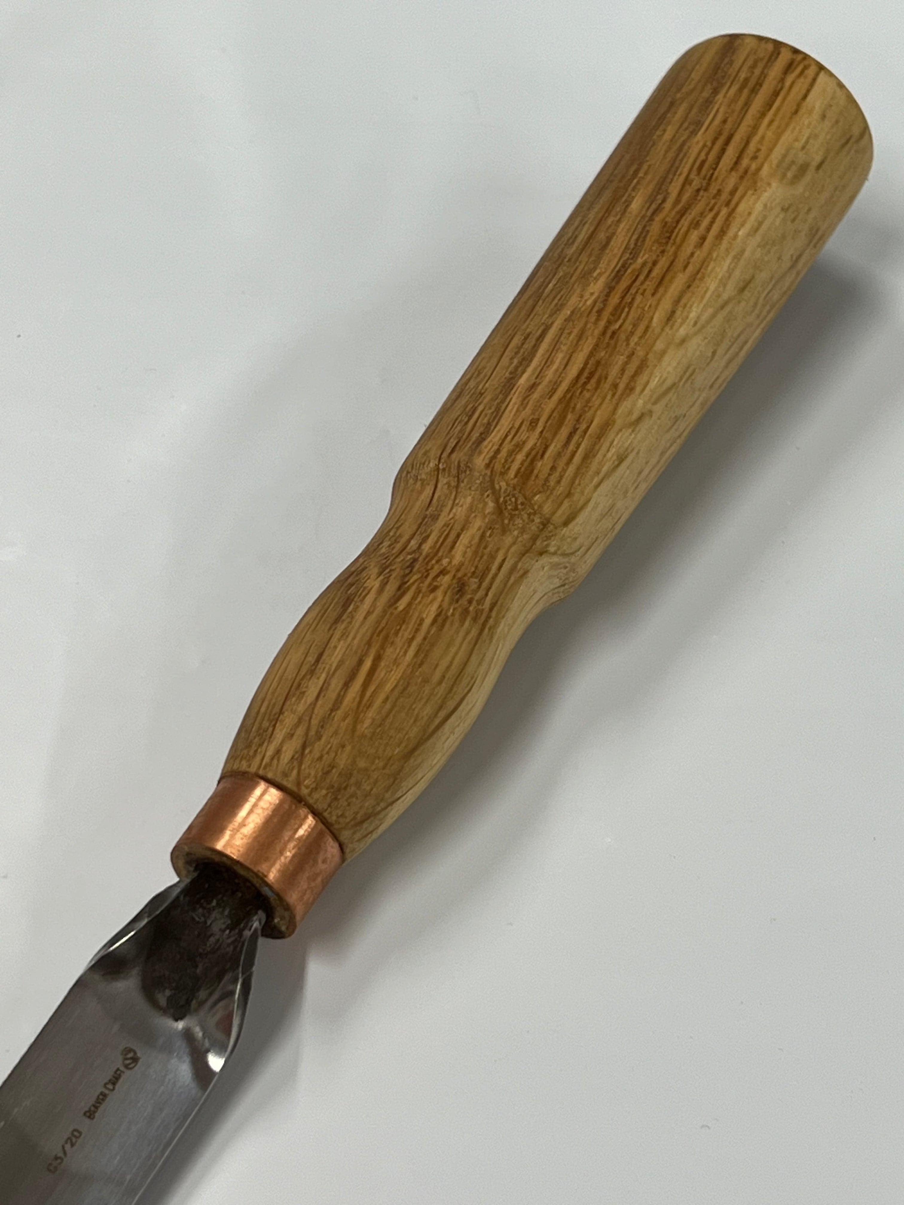 Strocca per intaglio 130x20mm sgorbia dritta