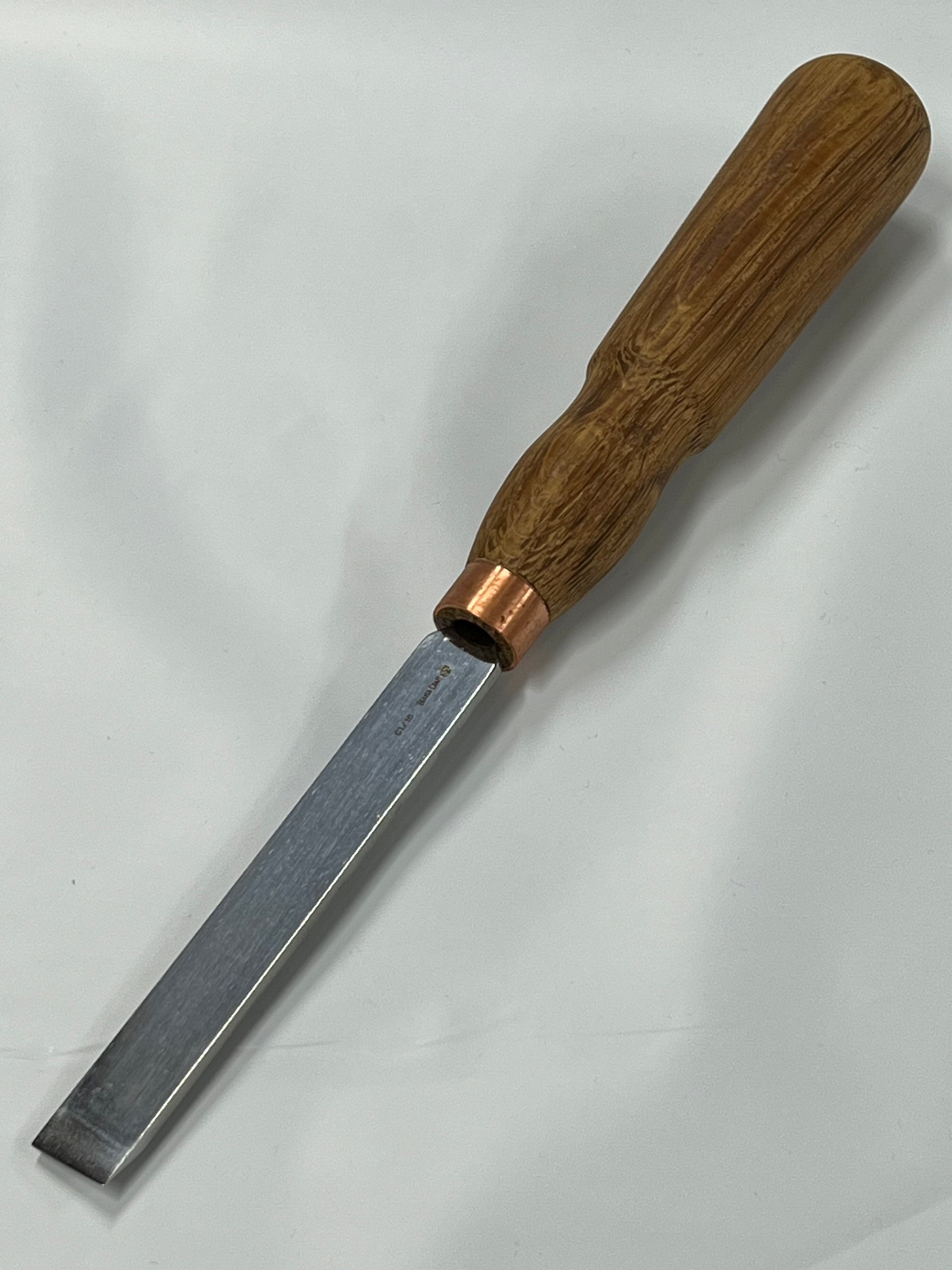 Scalpello per intaglio 130x16mm a lama piatta dritta