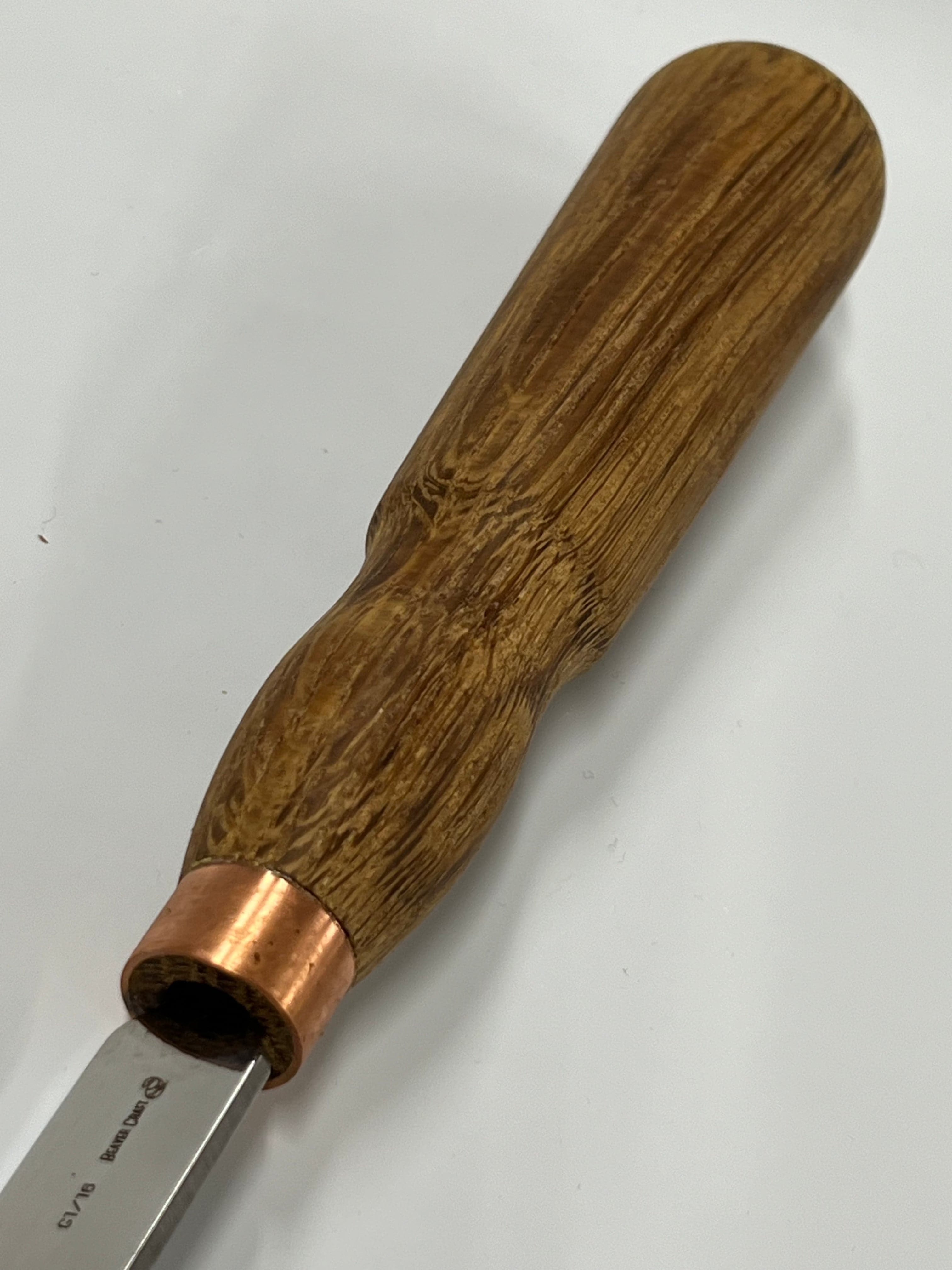 Scalpello per intaglio 130x16mm a lama piatta dritta
