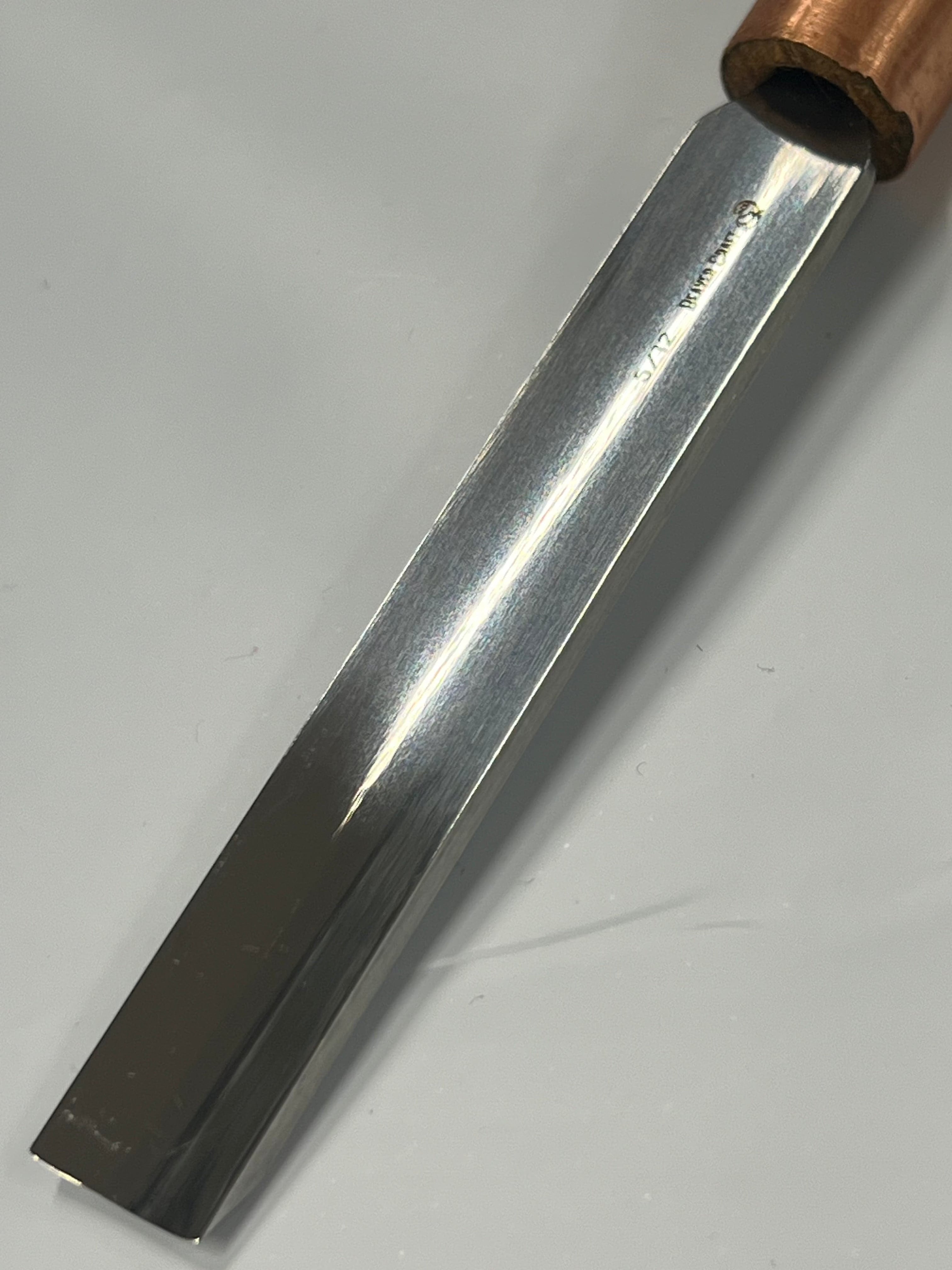 Scalpello per intaglio 80x12mm dritto arrotondato K5/12