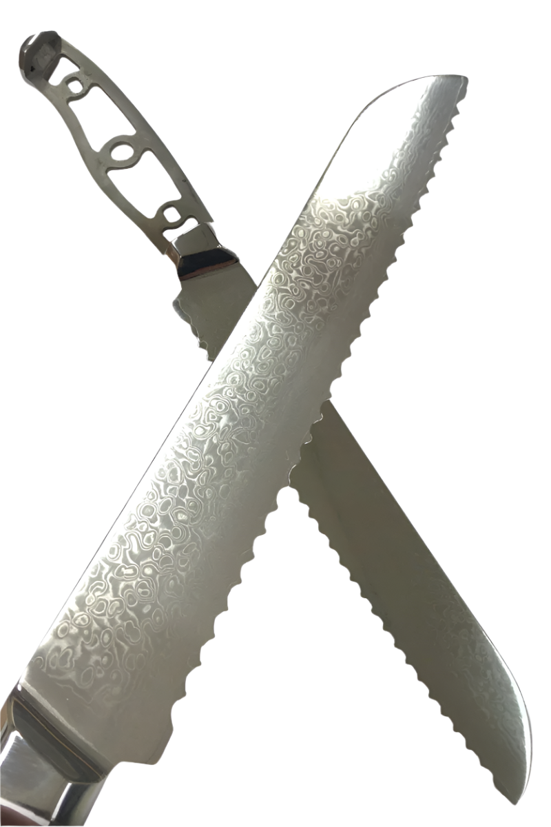 Lama per coltello da pane - Coltello da chef damascato VG10