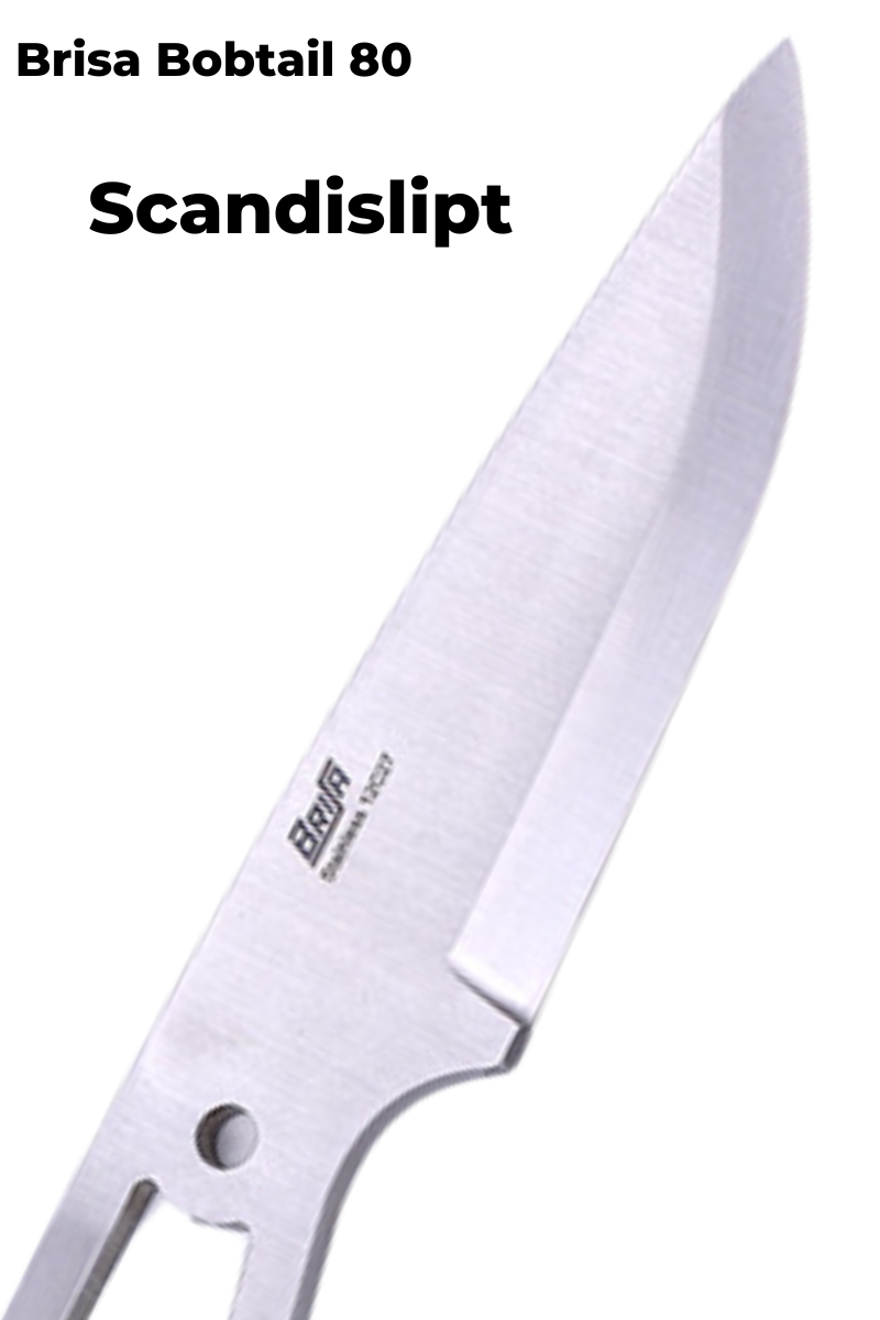Lama per coltello Brisa Bobtail 80 in acciaio inossidabile