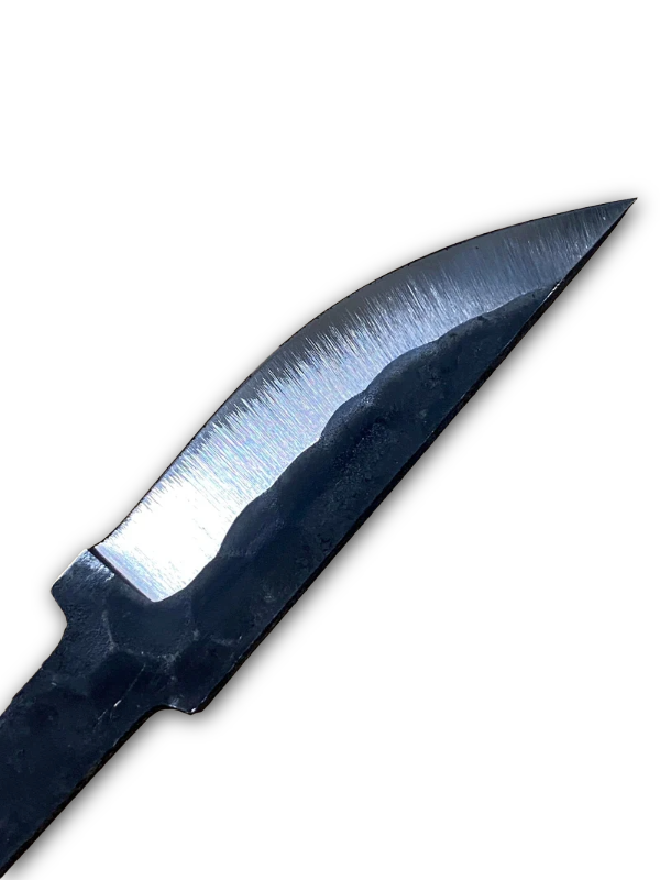 Lama per coltello martellata da 62 mm