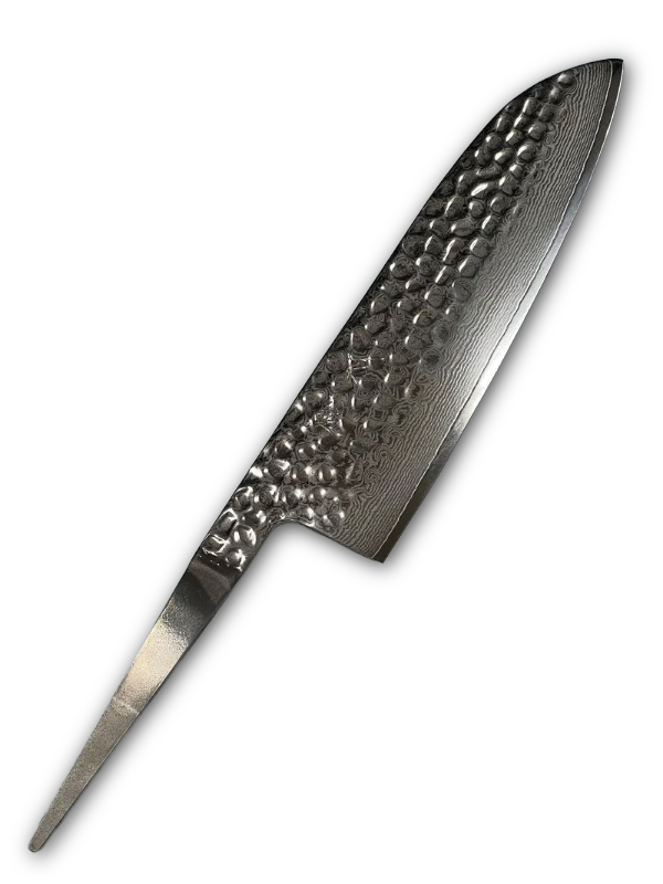 Lama per coltello Santoku 170 VG10 forgiata a mano giapponese