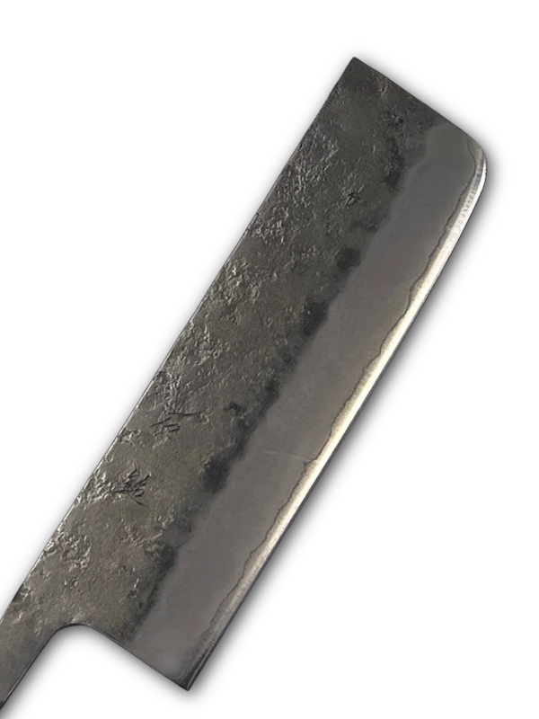 Lama per coltello Nakiri 165 Silver3 forgiata a mano in Giappone