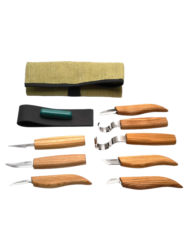 Set per intaglio del legno S08 Beaver Craft