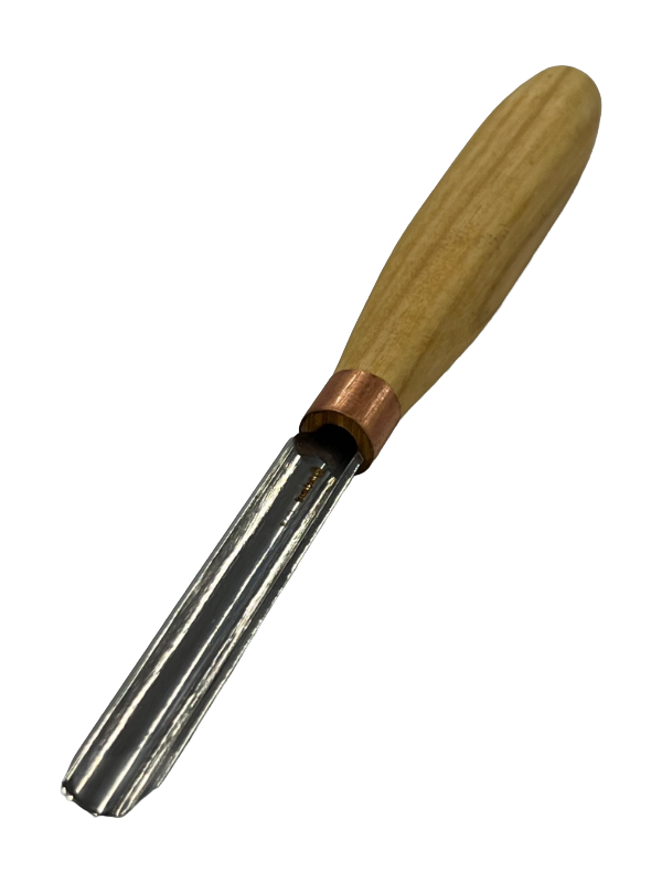 Scalpello per intaglio 80x10mm dritto arrotondato K9/10